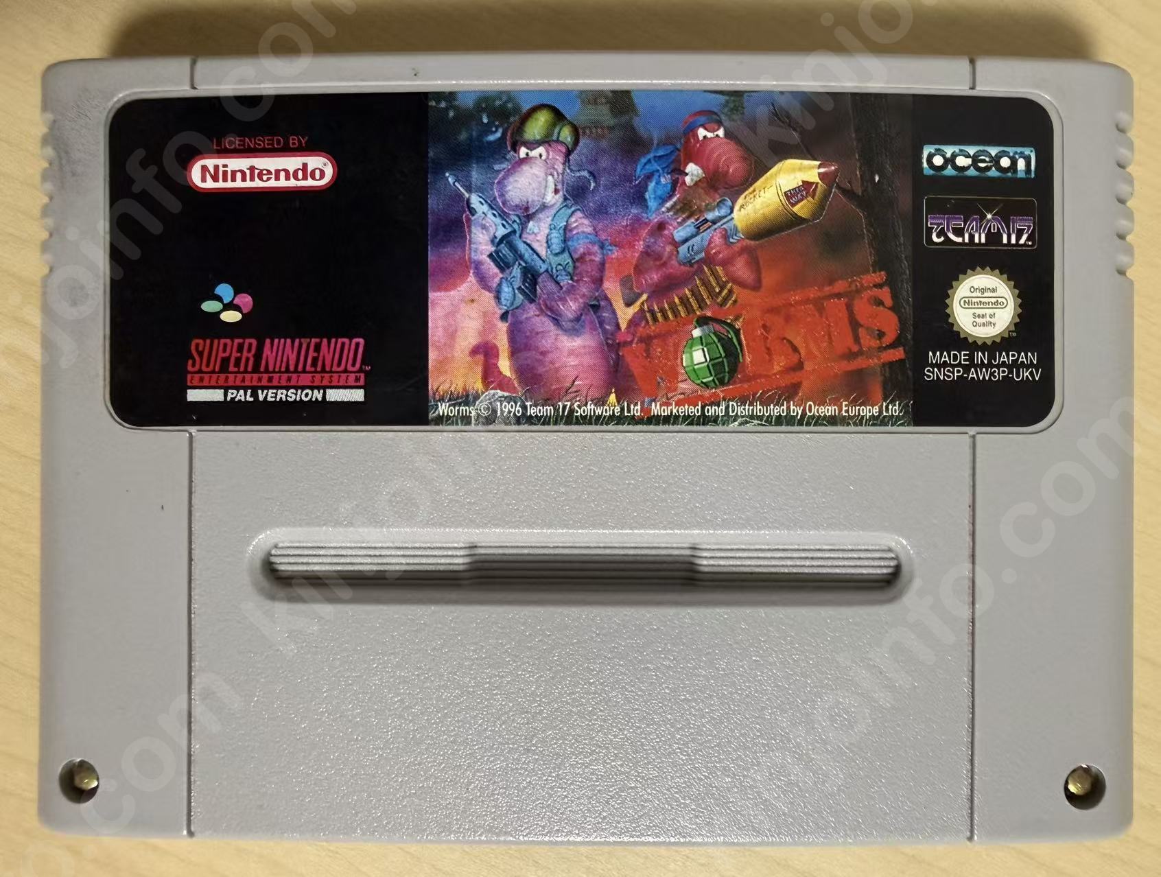 Worms（ワームス）【中古・SNES欧州版】