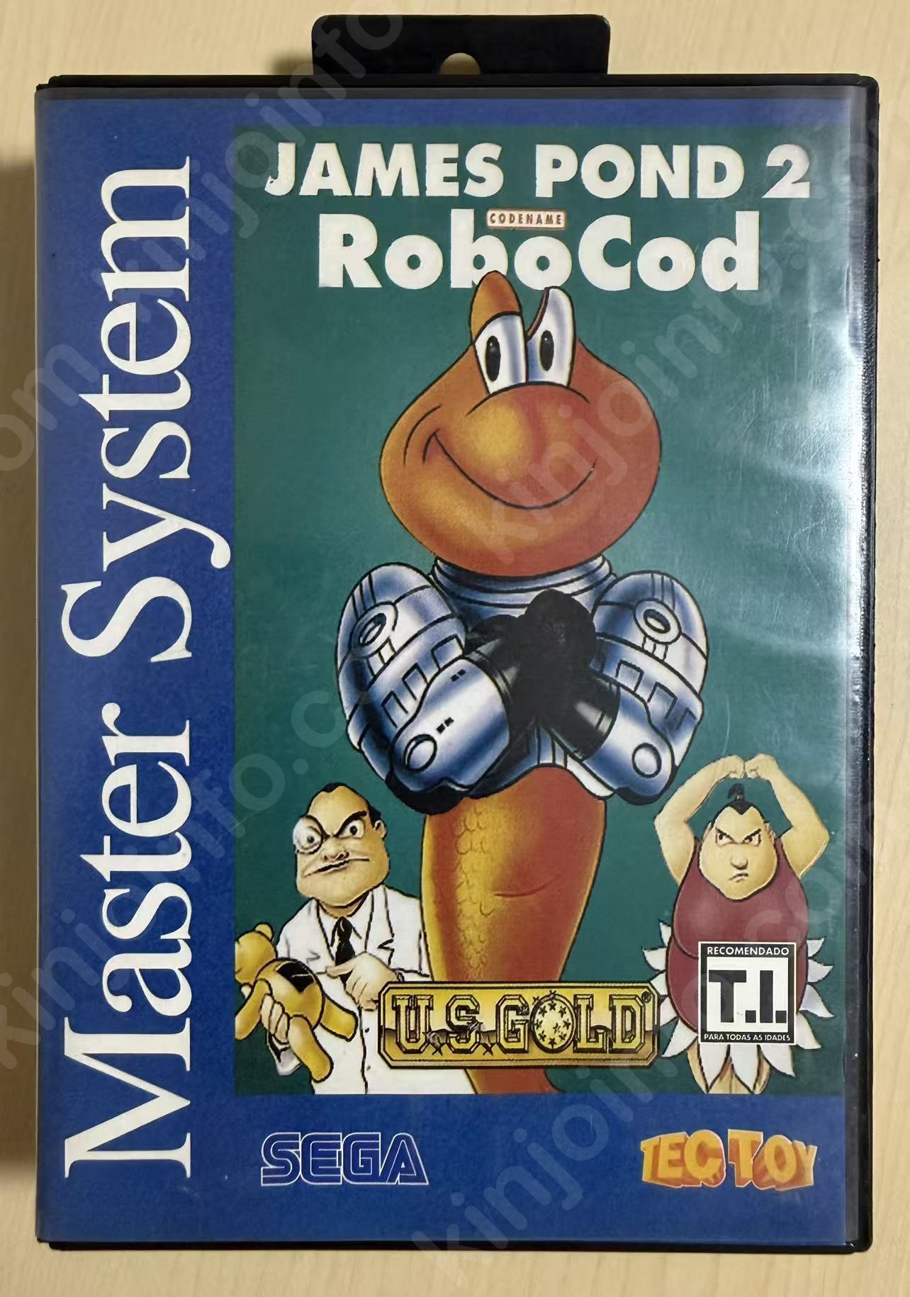 James Pond II: Codename Robocod（ジェームズ・ポンド2 コードネーム・ロボコッド）【中古美品・完品・SMSブラジル版】