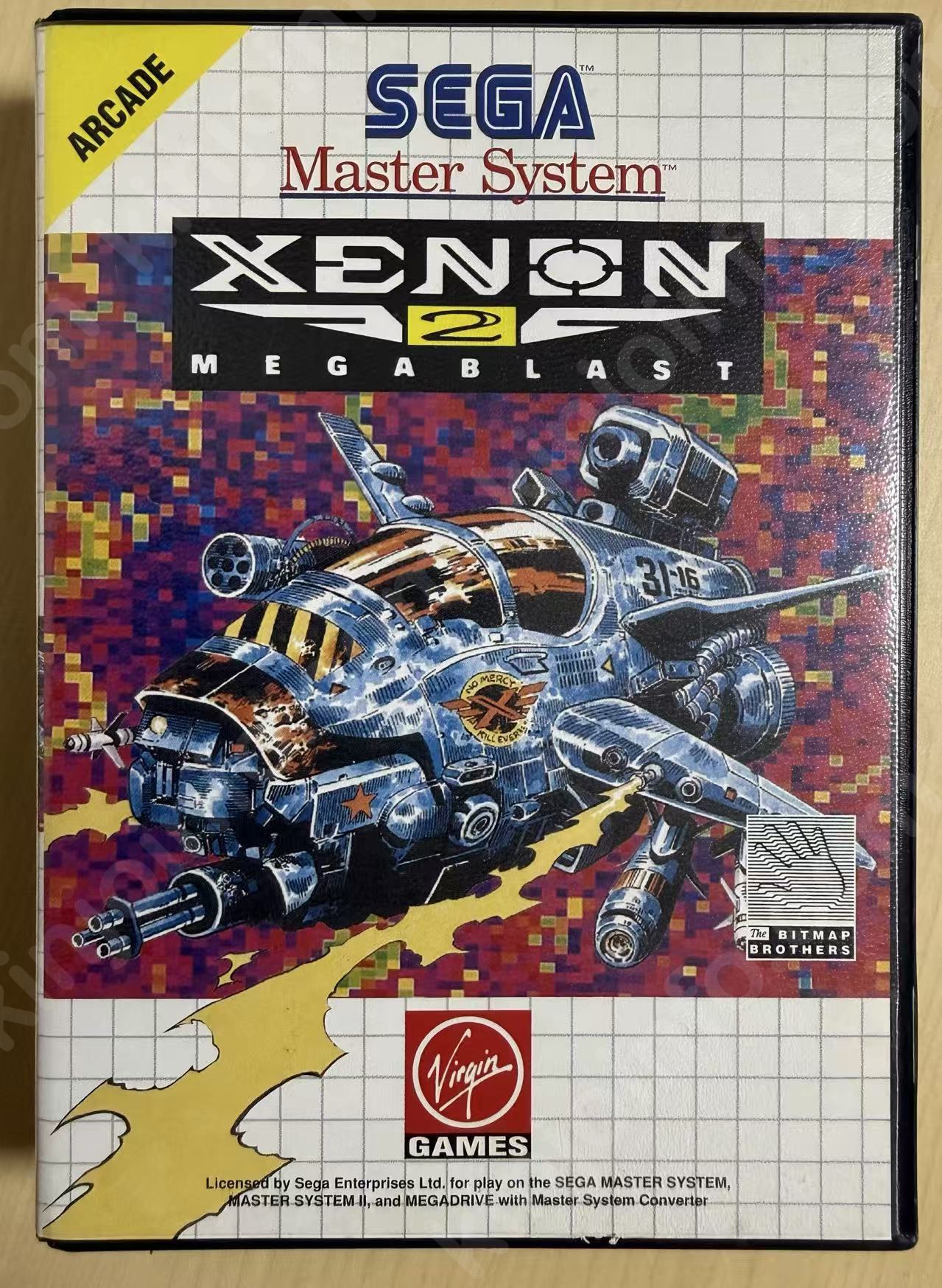 Xenon 2: Megablast（ゼノン2：メガブラスト）【中古美品・SMS欧州版】