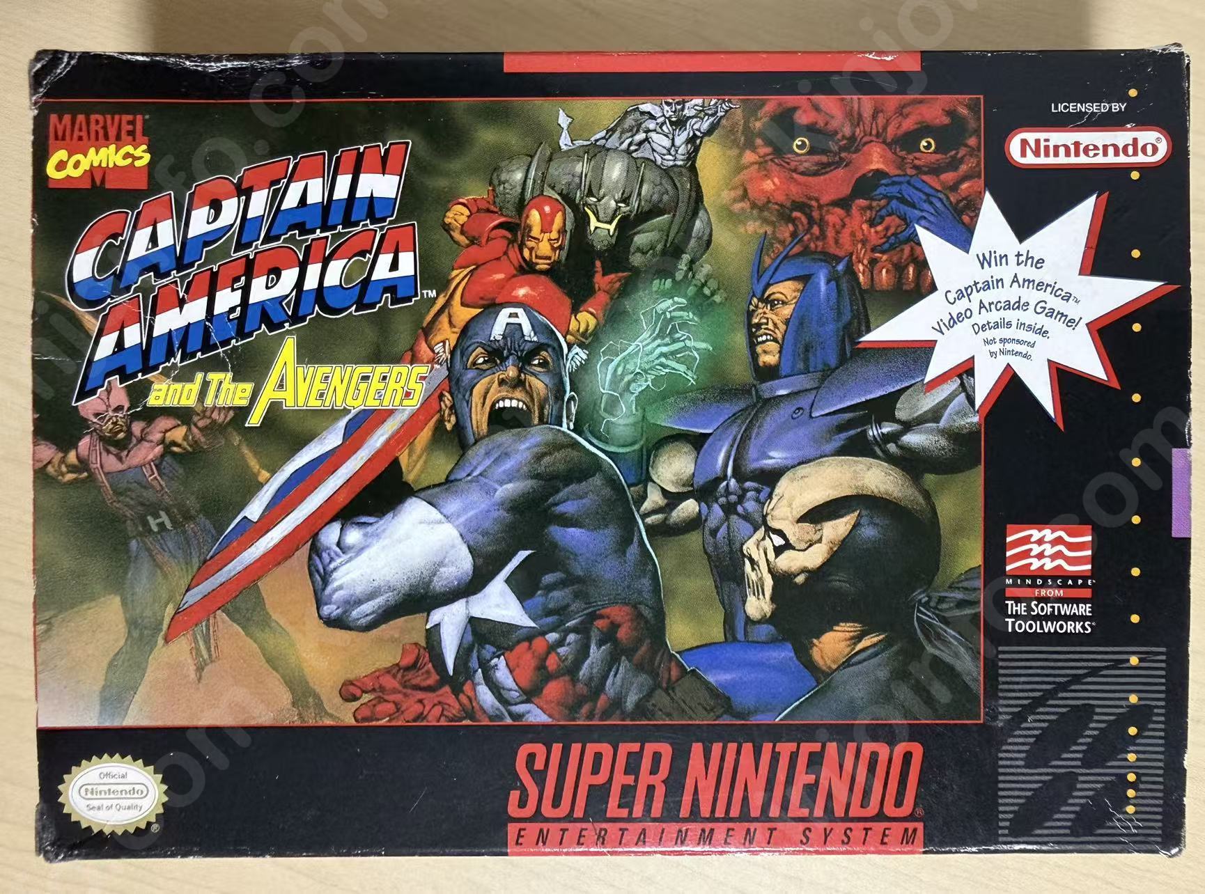 Captain America and the Avengers（キャプテン・アメリカ アンド ザ アベンジャーズ）【中古美品・完品・SNES北米版】