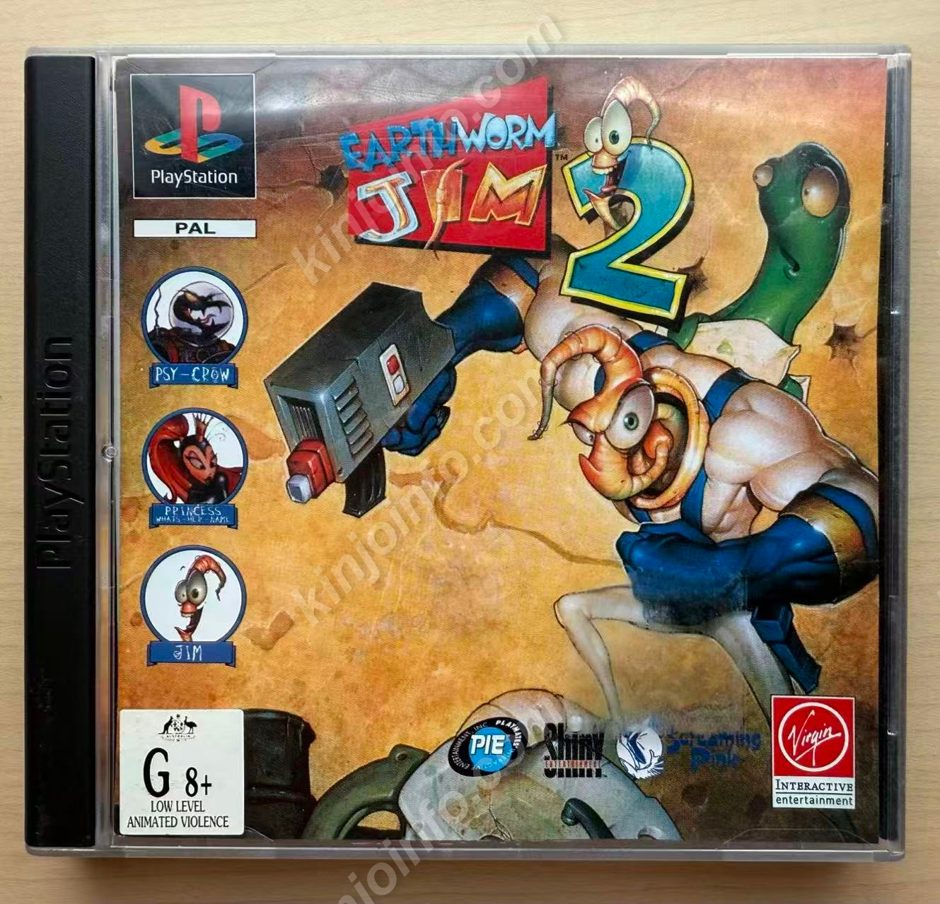 Earthworm Jim 2（アースワームジム2）【中古美品・完品・PS欧州版】