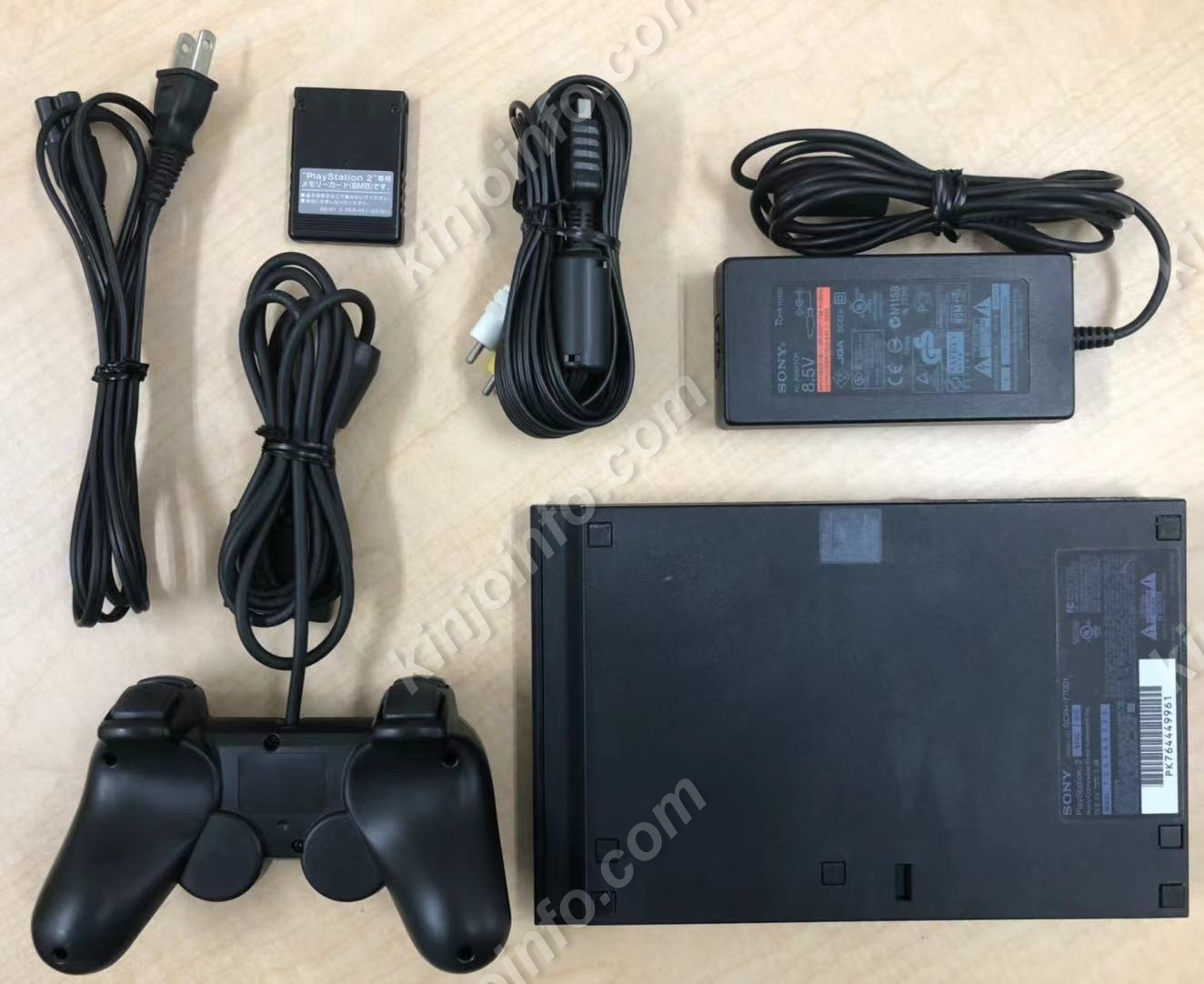 PS2本体一式セット SCPH-77001【中古美品・北米版・レア品】 / kinjoinfo