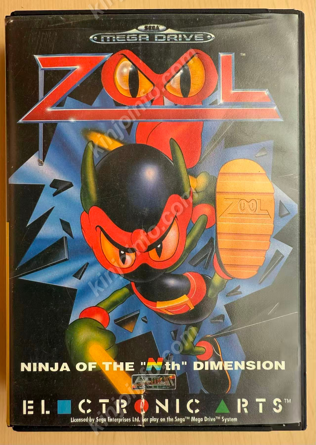Zool: Ninja of the "Nth" Dimension【中古美品・MD欧州版】