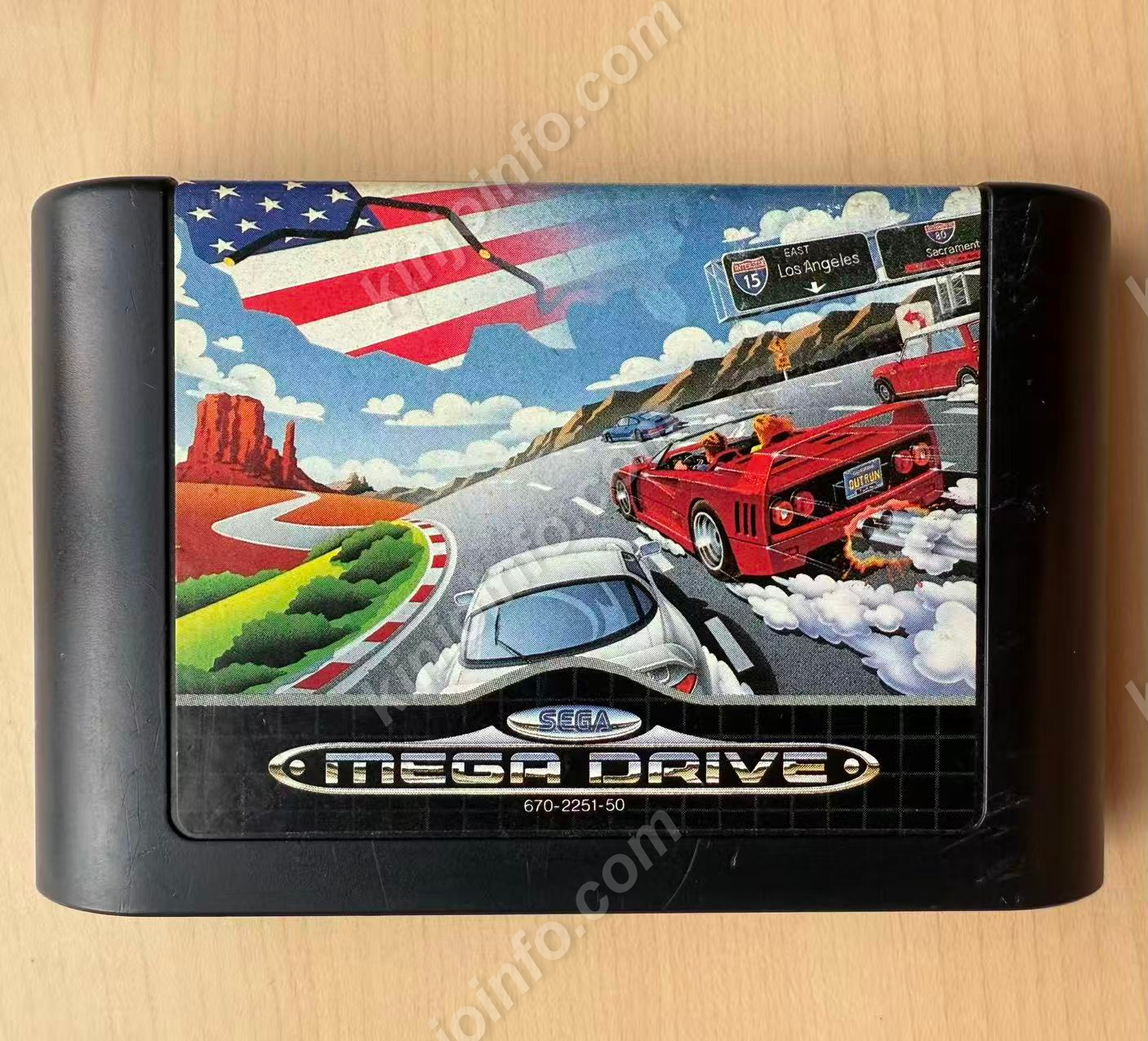 Turbo OutRun（ターボ・アウトラン）【中古美品・MD欧州版】