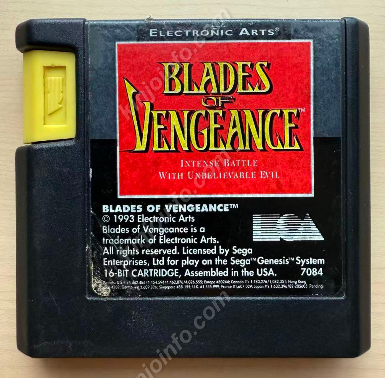 Blade of Vengeance（ブレード・オブ・ヴェンジェンス）【中古・MD欧州版】