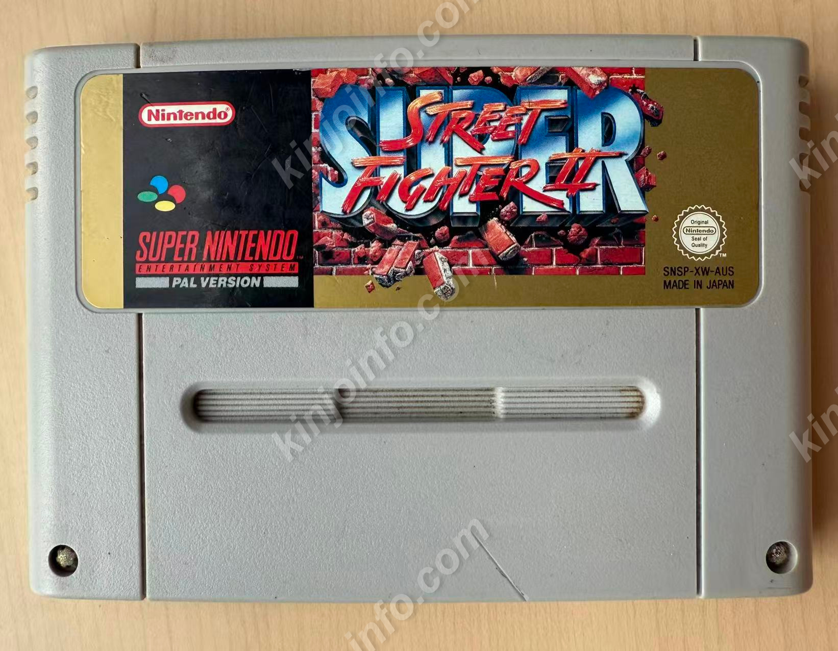 Super Street Fighter II（スーパーストリートファイターII）【中古美品・SFC欧州版】