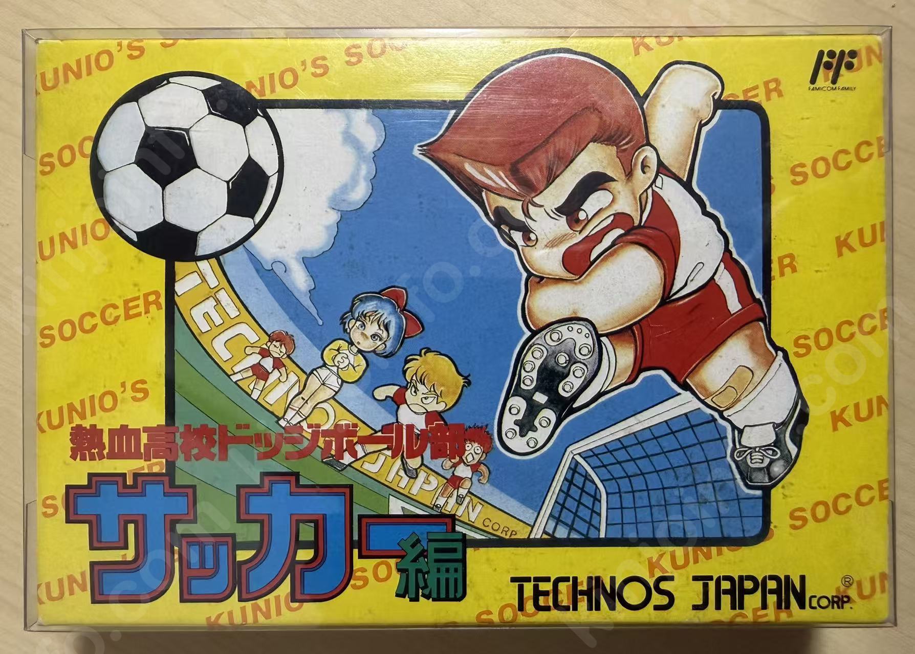 熱血高校ドッジボール部 サッカー編（Nekketsu Koukou Dodgeball Bu: Soccer Hen）【中古美品・完品・FC日本版】