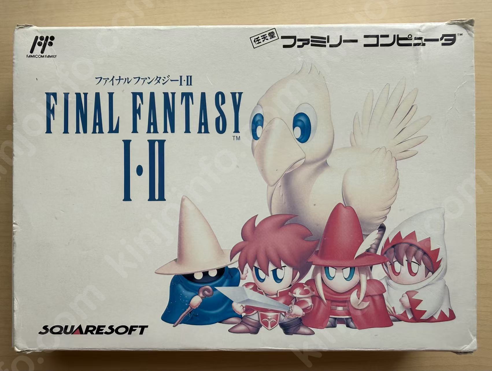 ファイナルファンタジーI・II（Final Fantasy I & II）【中古・完品・FC日本版】