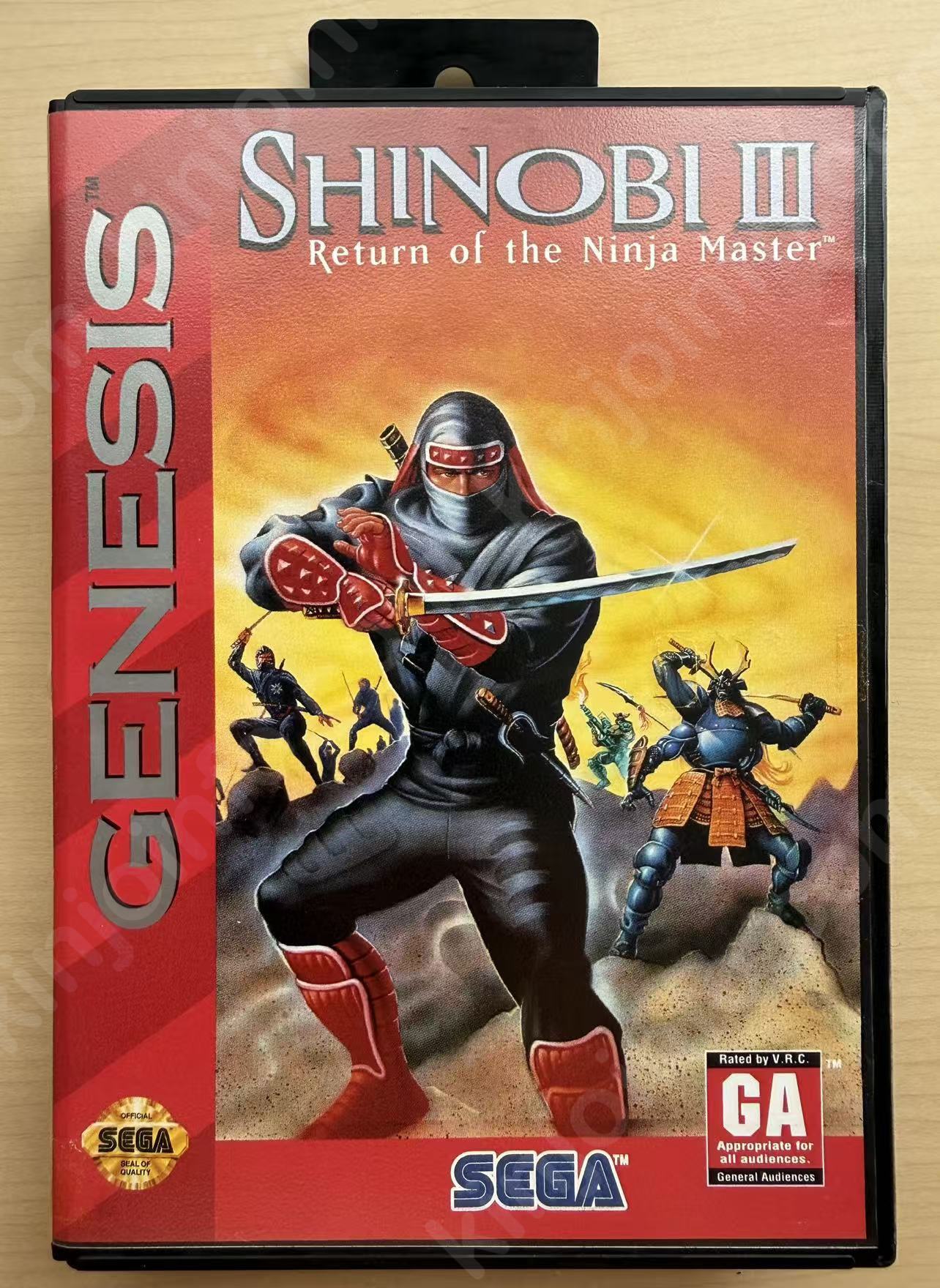 Shinobi III: Return of the Ninja Master（ザ・スーパー忍II）【中古美品・genesis北米版】
