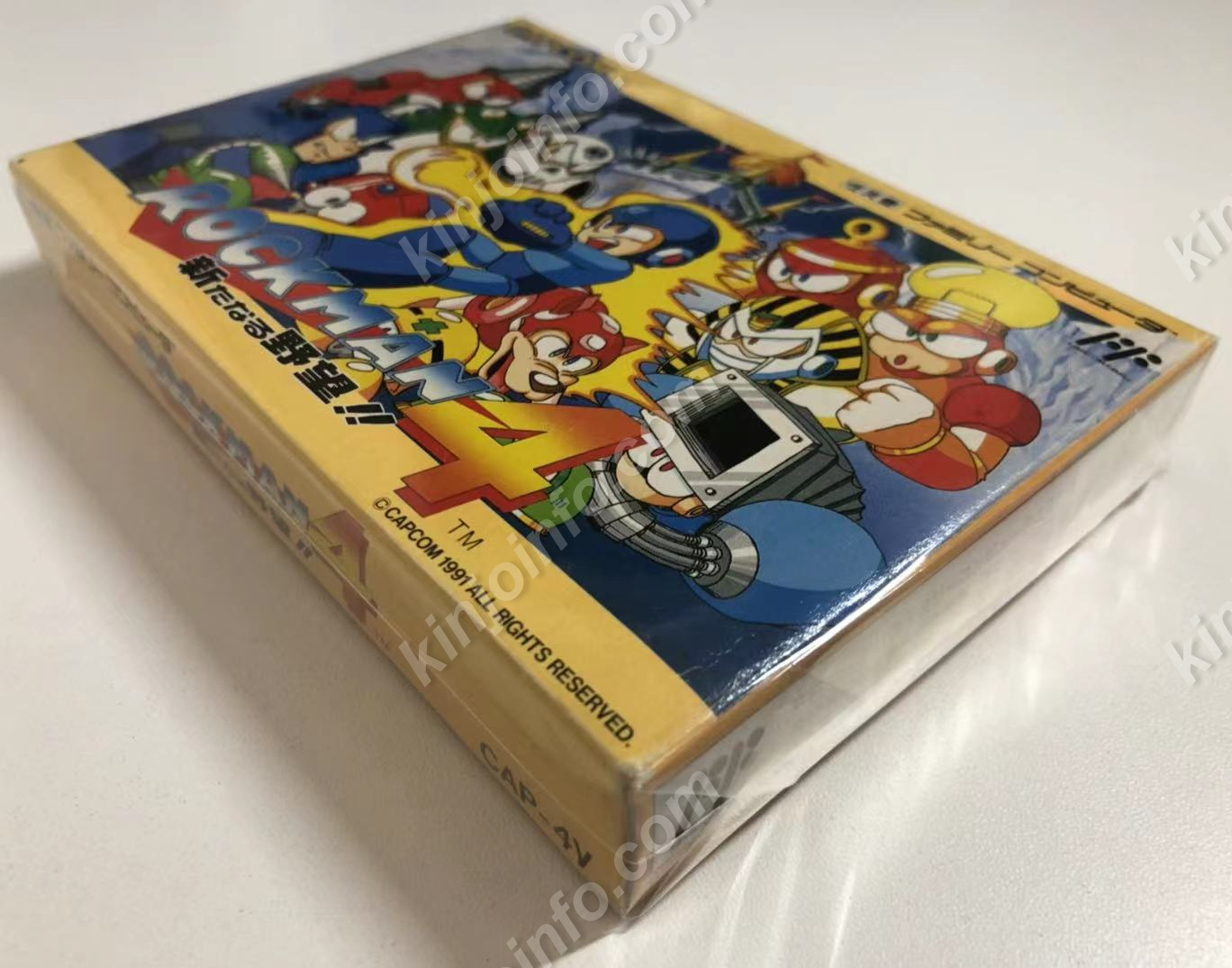 日本初の MEGAMAN 新たなる野望!!）【中古・NES北米版】 4（ロックマン 