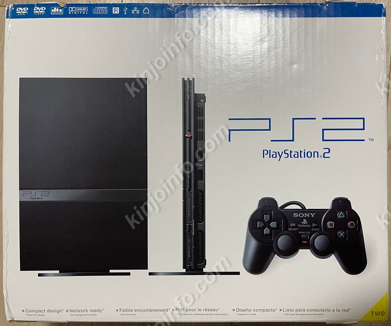 PS2本体一式(SCPH-70011）【未使用に近い、全品、PS2北米版】