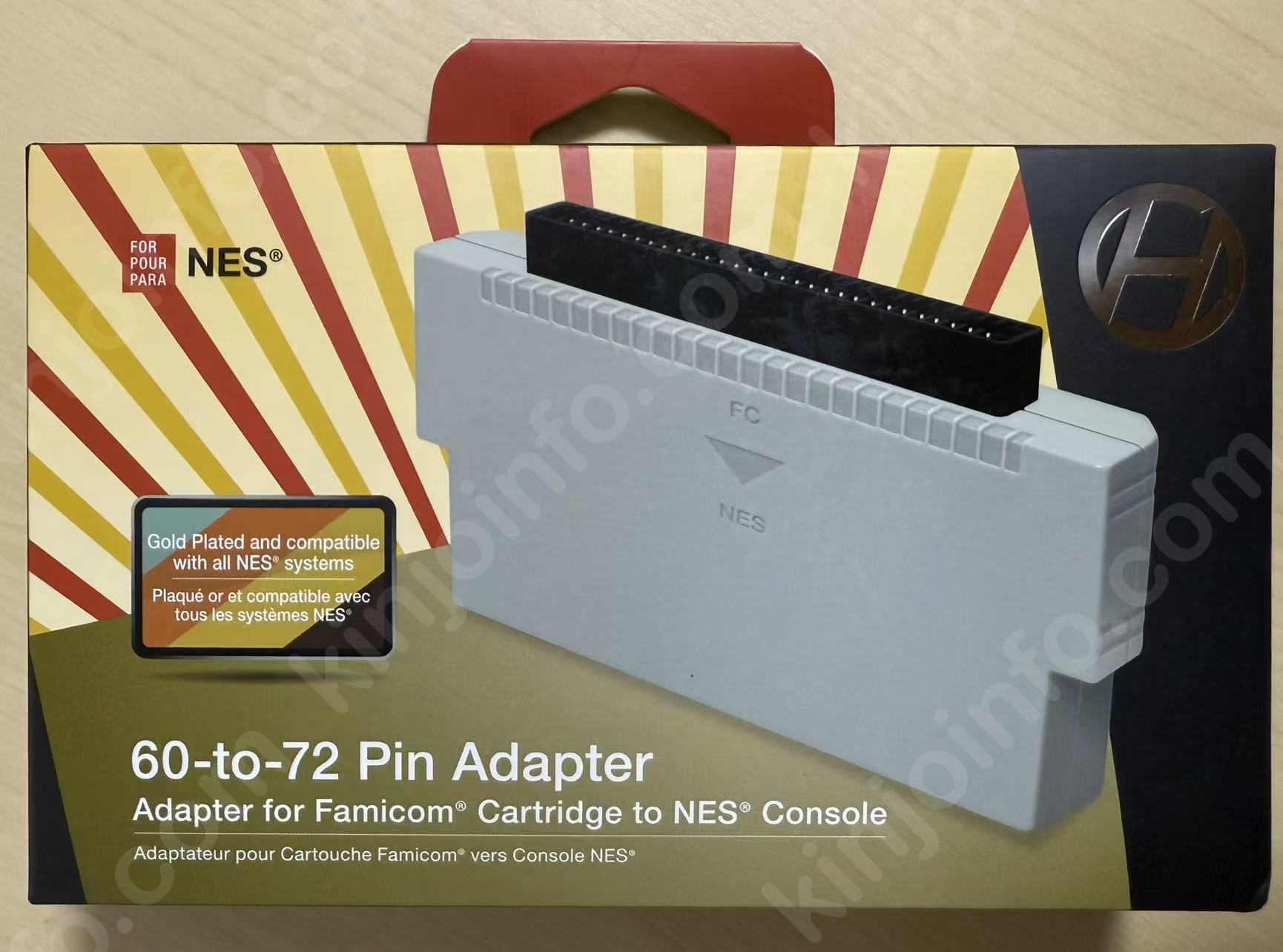 FC→NES（60ピンから72ピンまで）のコンバーター【新品未開封】