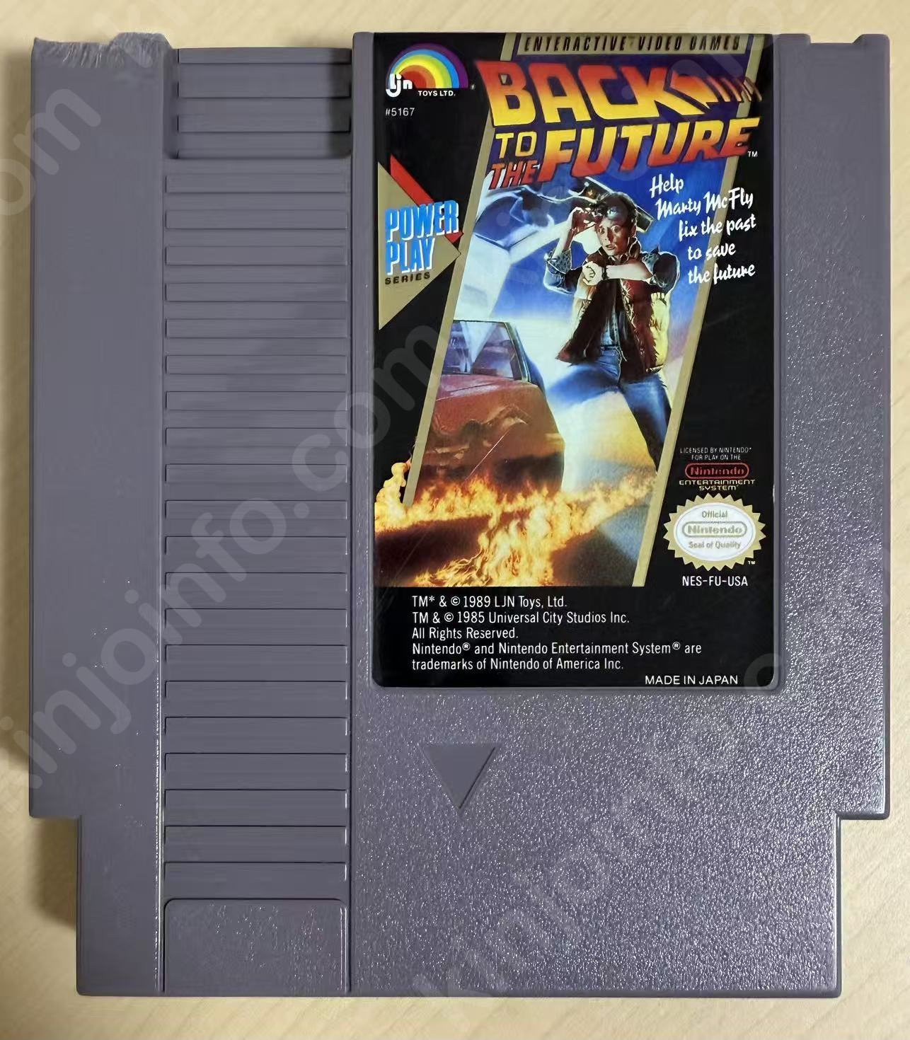 Back to the Future（バック・トゥ・ザ・フューチャー）【中古美品・NES北米版】