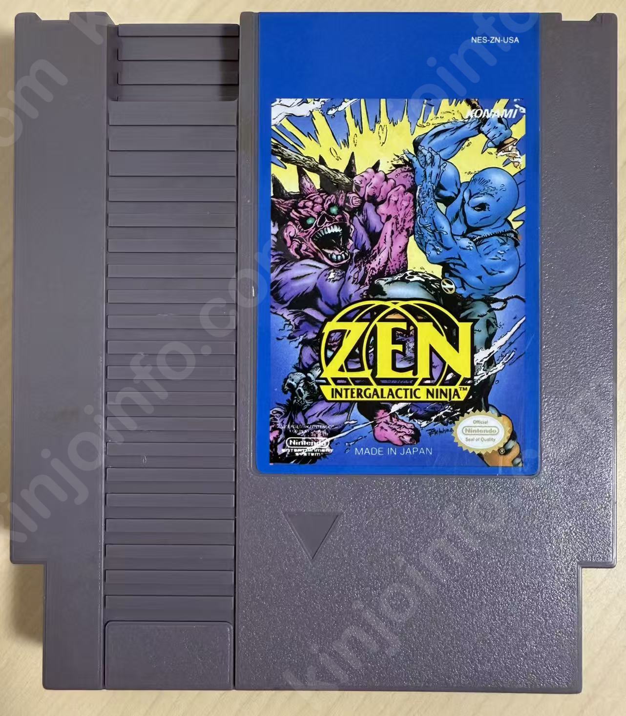 Zen: Intergalactic Ninja（ゼン・ザ・インターギャラクティック・ニンジャ）【中古美品・NES北米版】