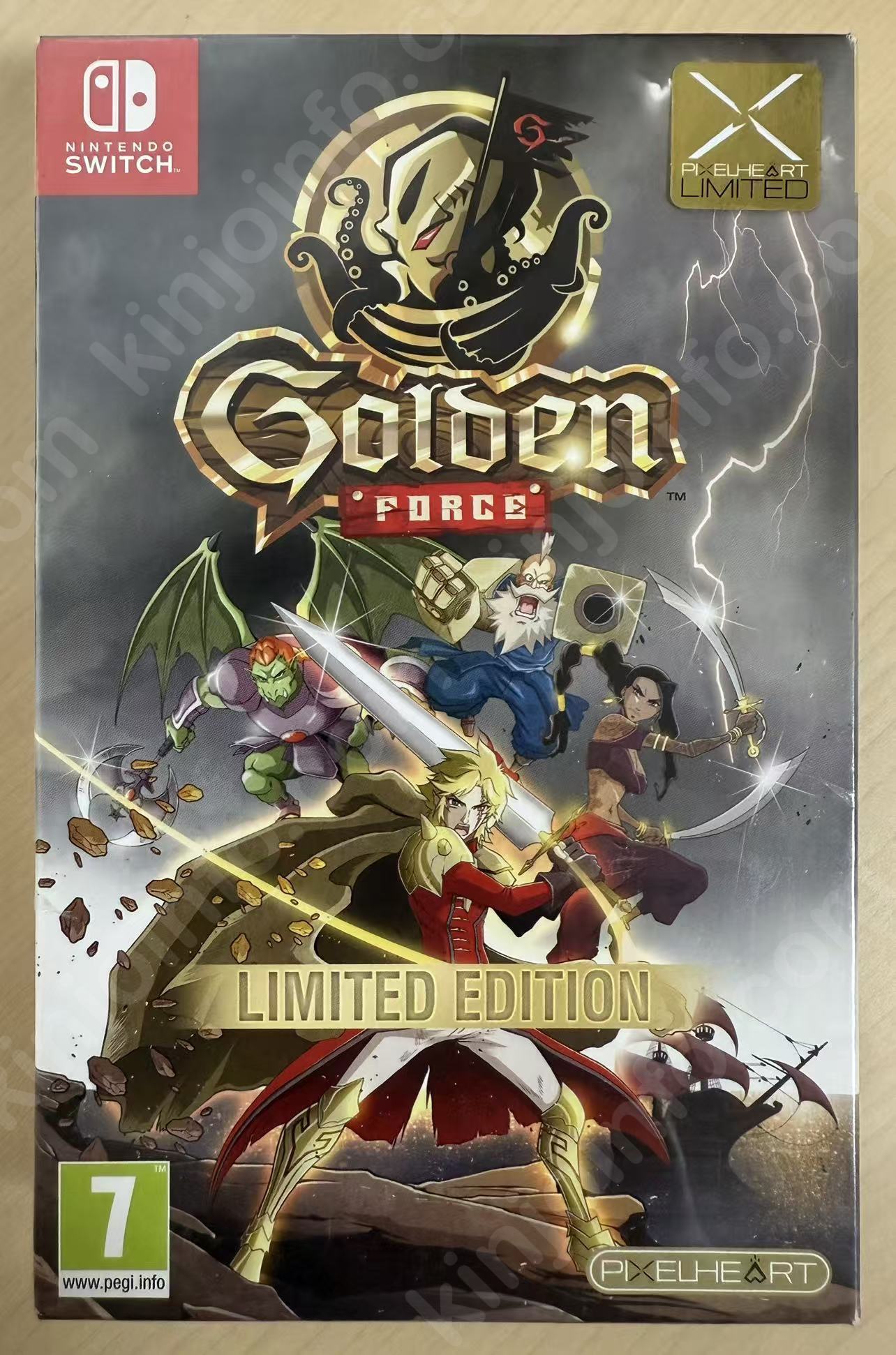 Golden Force Limited Edition（ゴールデンフォース 限定版）【新品未開封・Switch北米版】