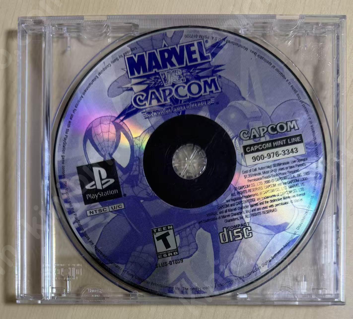 Marvel vs. Capcom: Clash of Super Heroes（マーヴルVS.カプコン クラッシュ オブ スーパーヒーローズ）【中古・PS北米版】