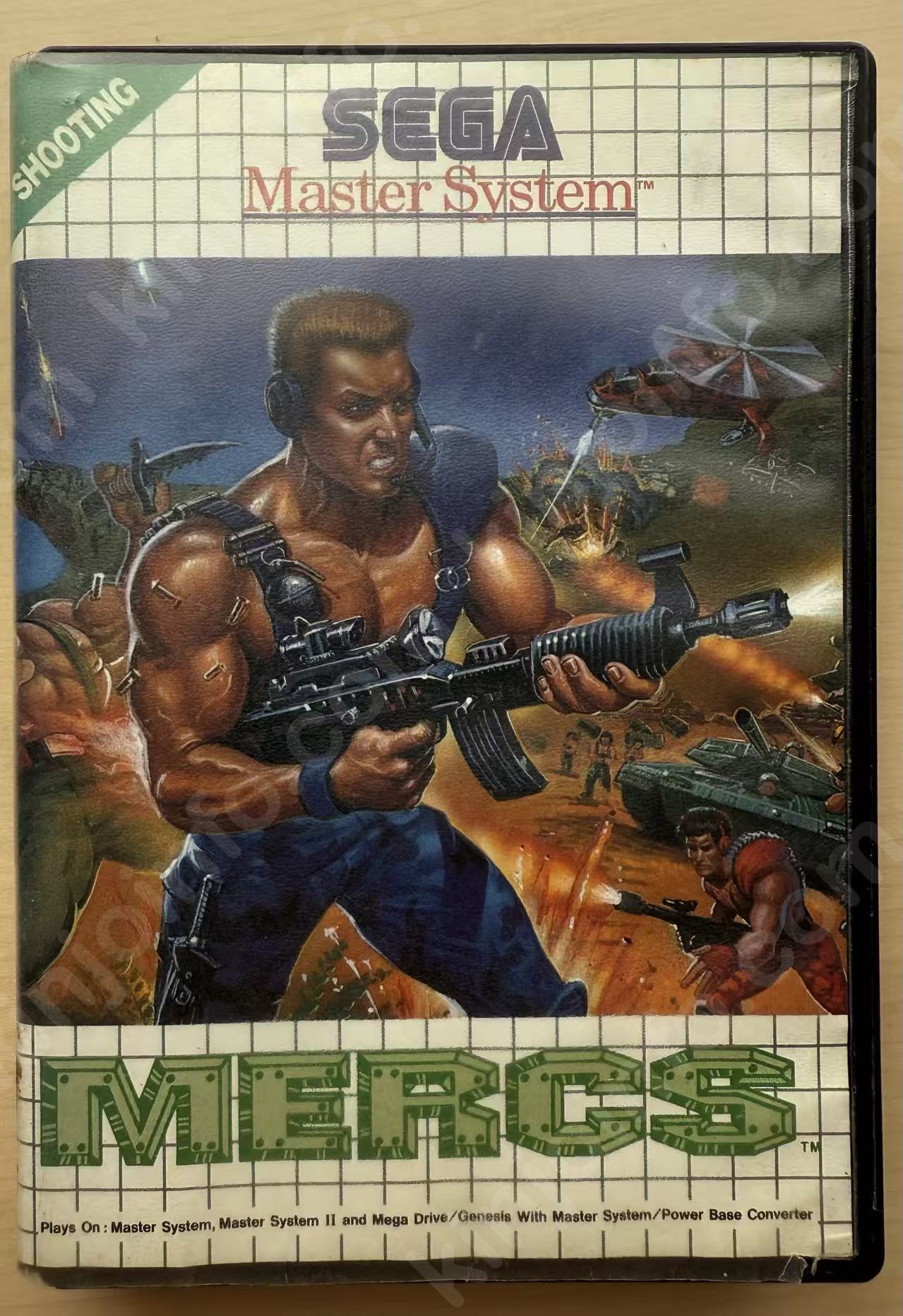 Mercs（戦場の狼II）【中古美品・SMS欧州版】