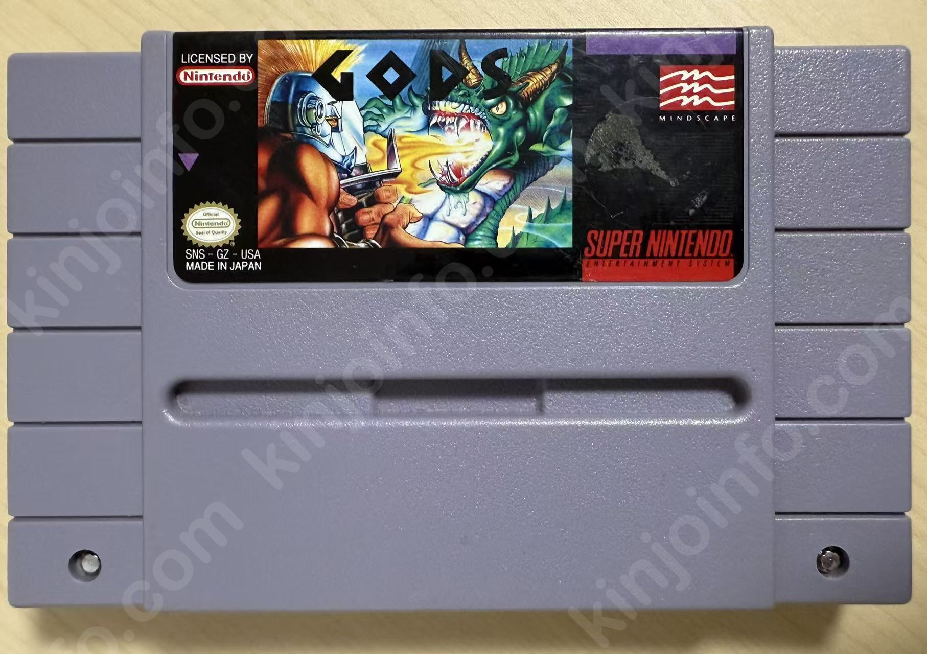Gods（ゴッズ）【中古・SNES北米版】