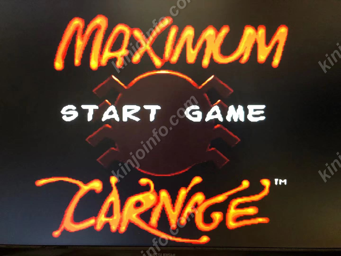 MAXIMUM CARNAGE スパイダーマン&ベノム カーネイジの逆襲 【中古・SFC