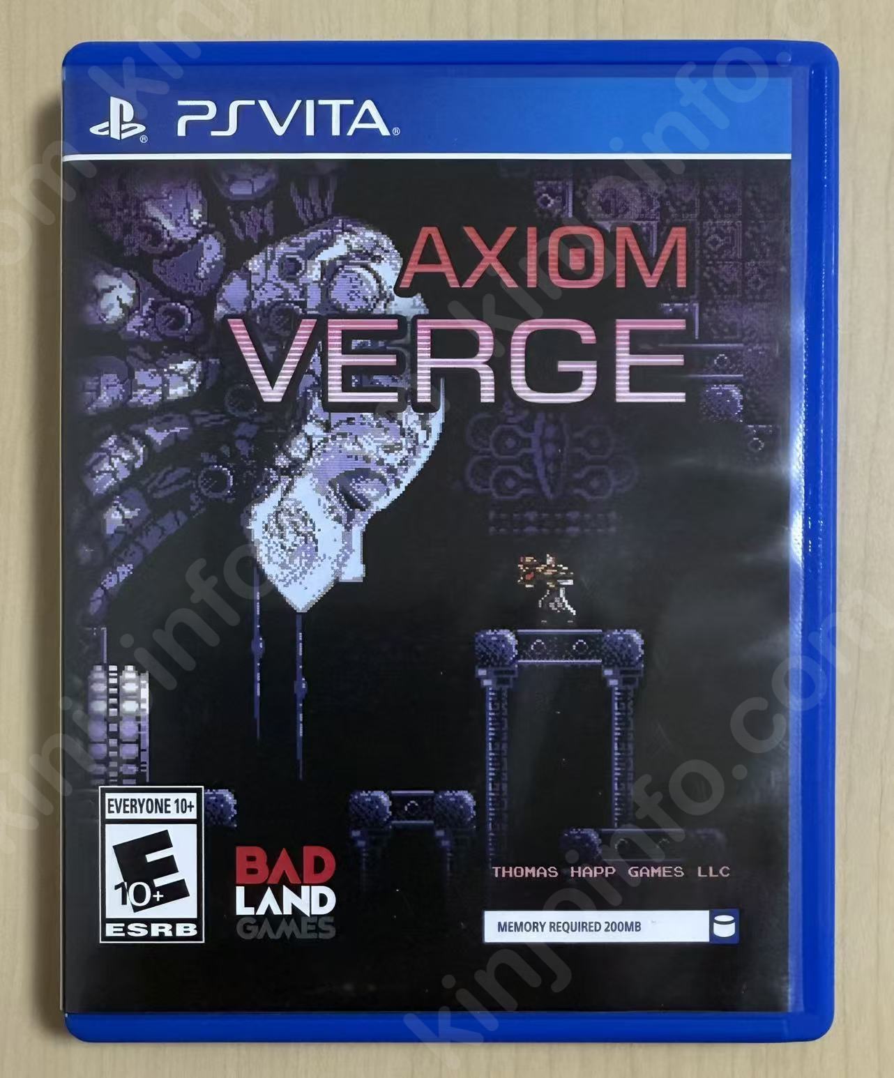 Axiom Verge（アクシオムヴァージ）【中古美品・PS Vita北米版】