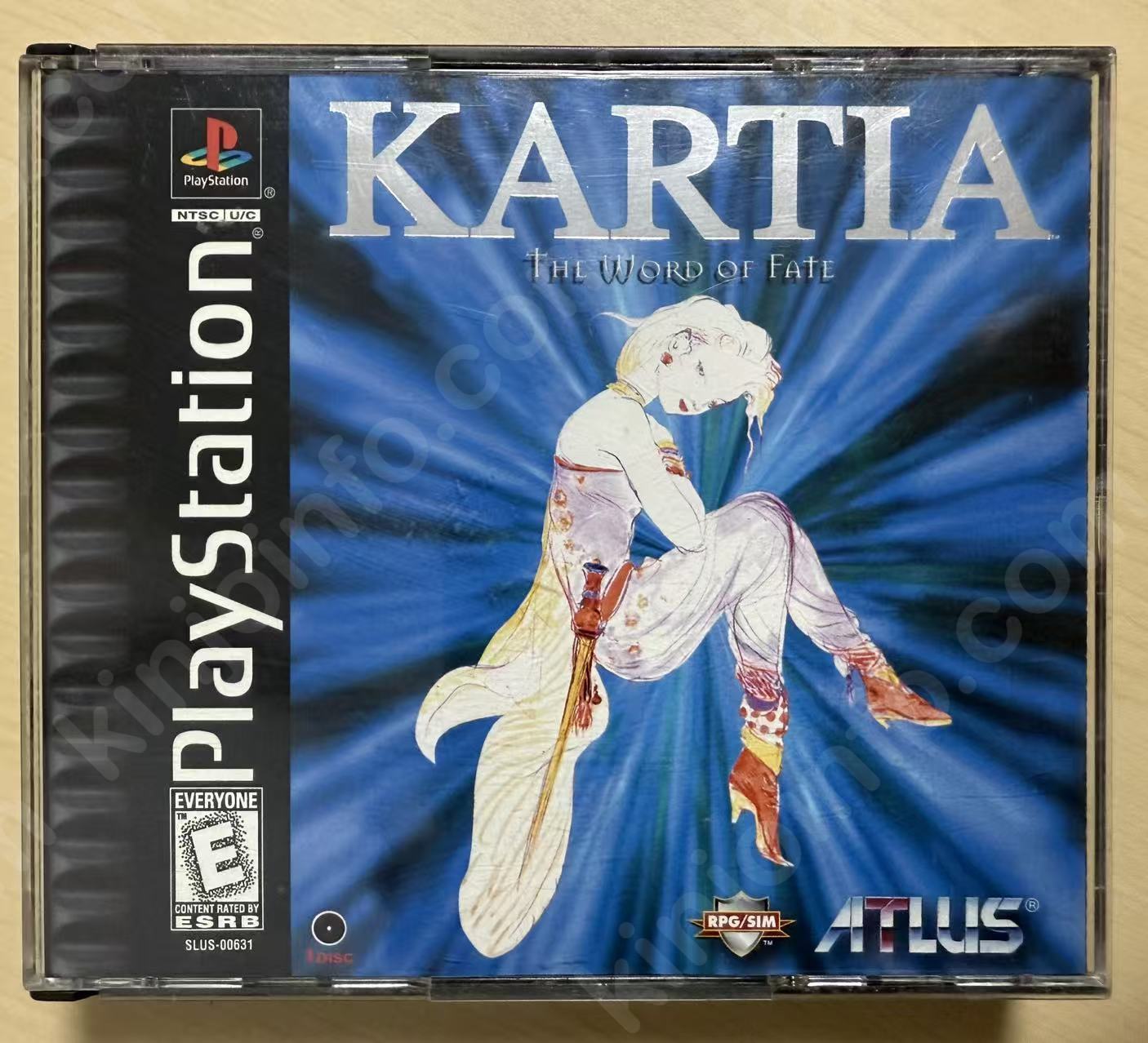 Kartia: The Word of Fate（カルティア ワールドオブフェイト）【中古美品・PS北米版】