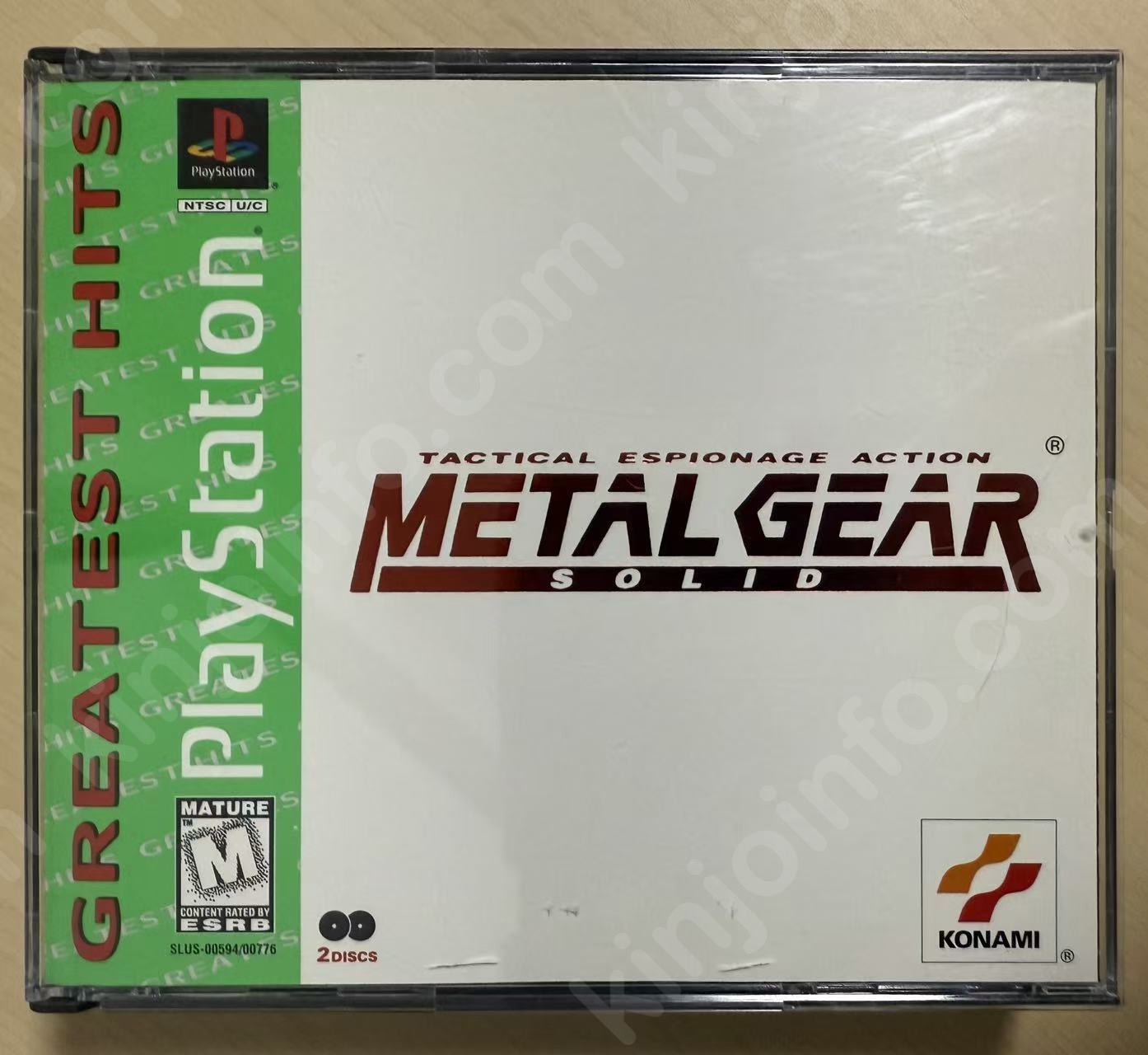 Metal Gear Solid（メタルギアソリッド）【中古美品・バグ修正版・PS北米版】