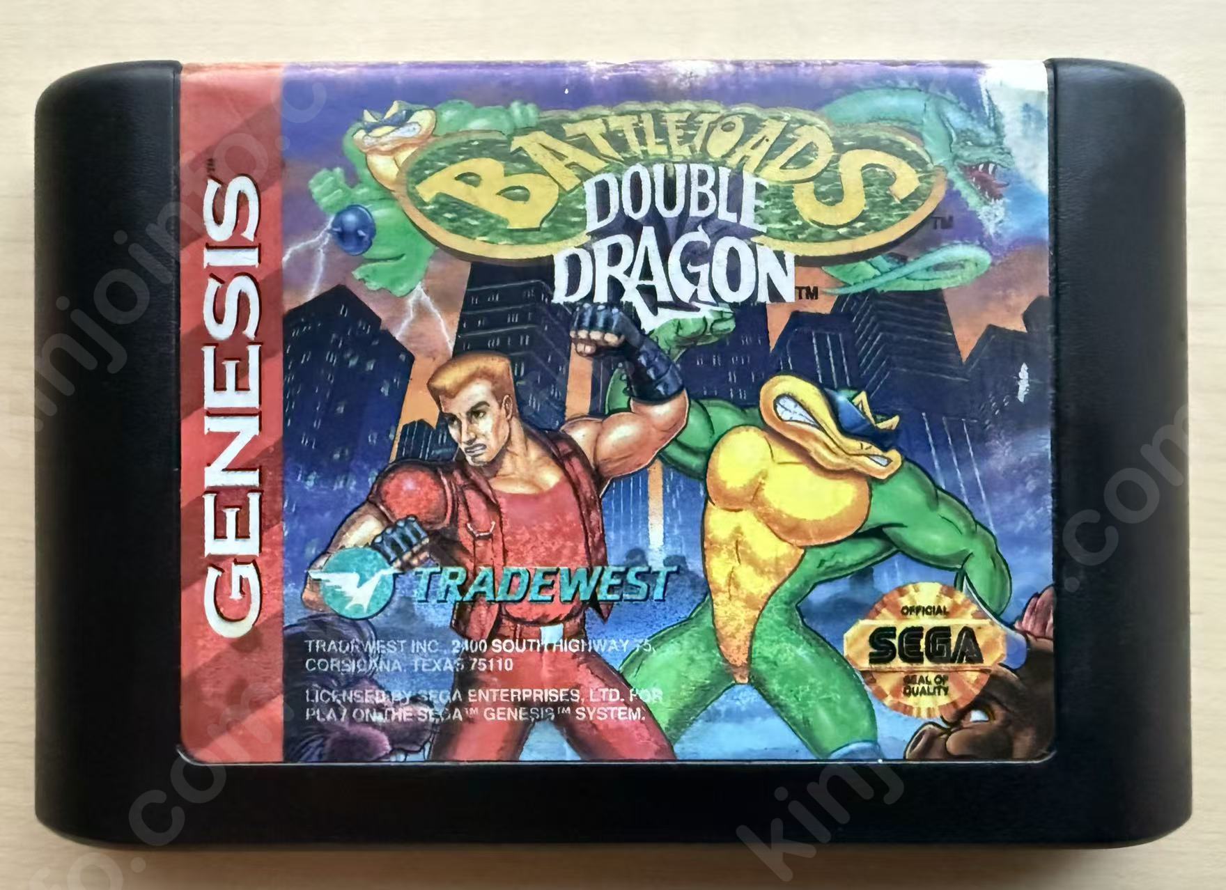 Battletoads / Double Dragon（バトルトード & ダブルドラゴン）【中古美品・genesis北米版】