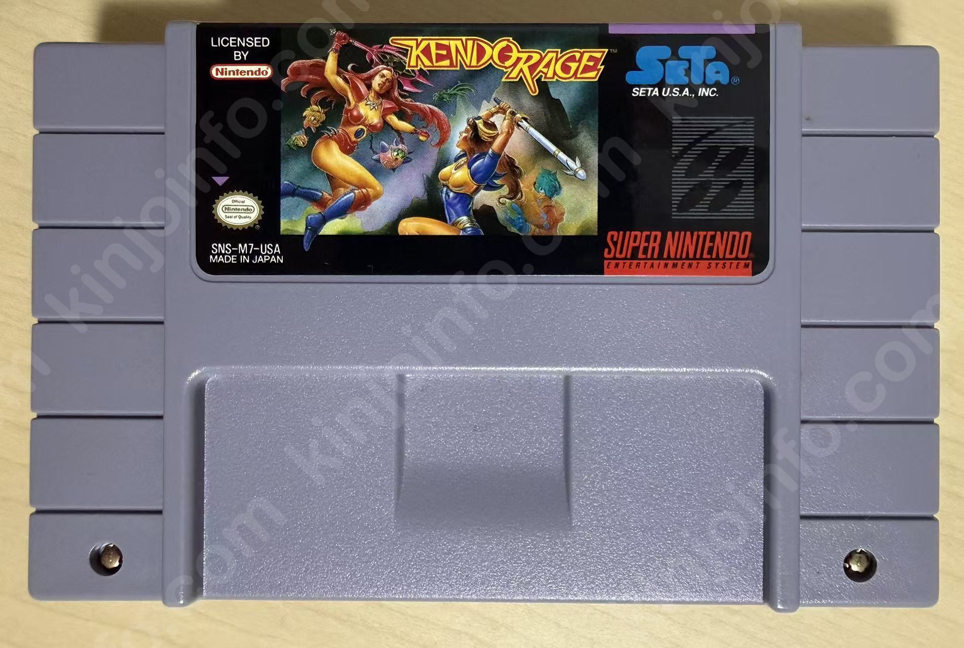 Kendo Rage（負けるな!魔剣道）【中古美品・SNES北米版】