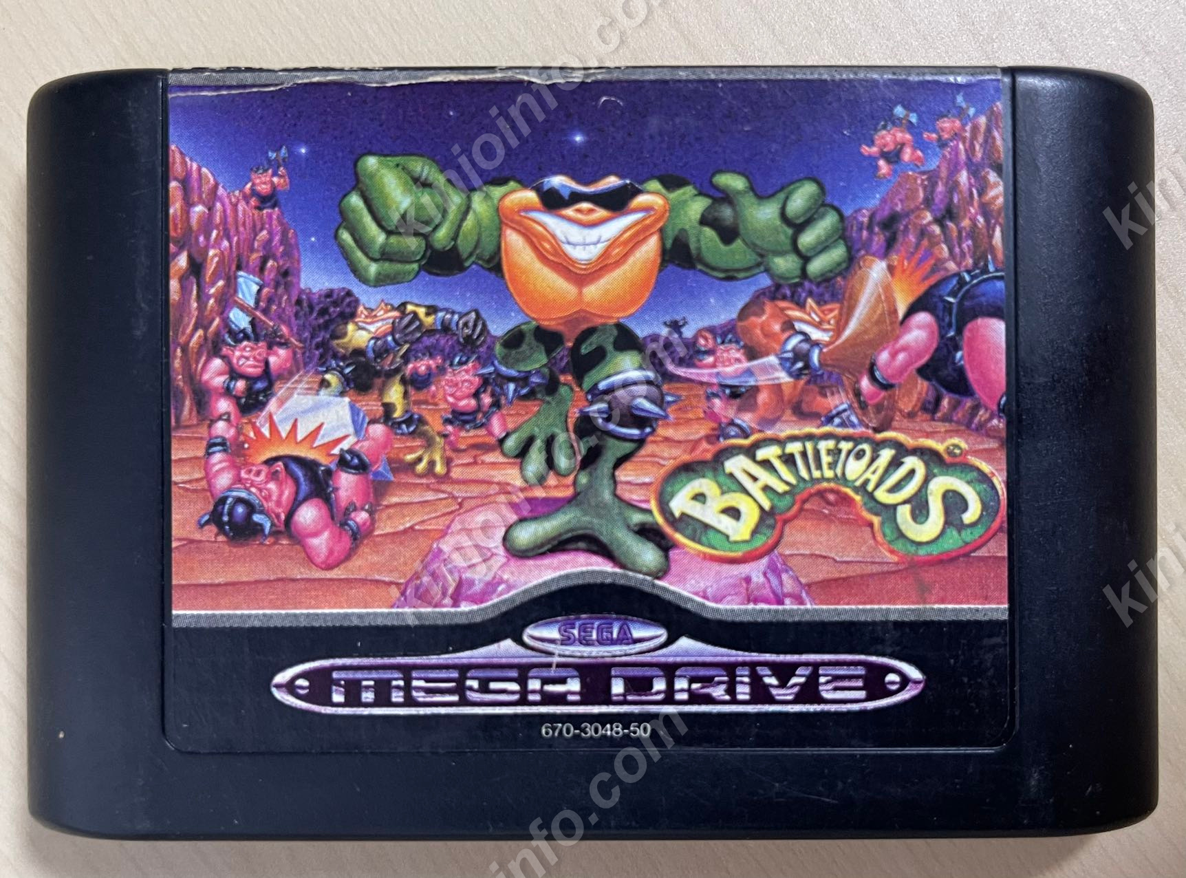 BATTLETOADS（バトルトード）【中古美品・MD欧州版】