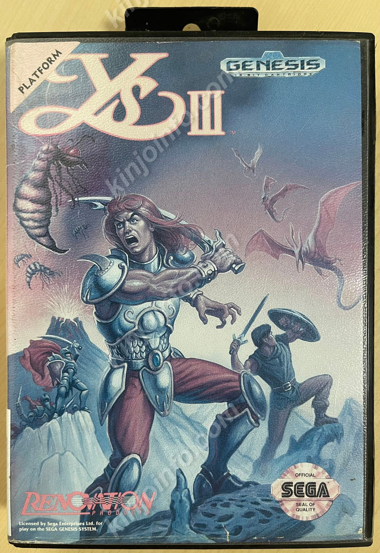 Ys-III（イースIII）【中古美品・Genesis北米版】