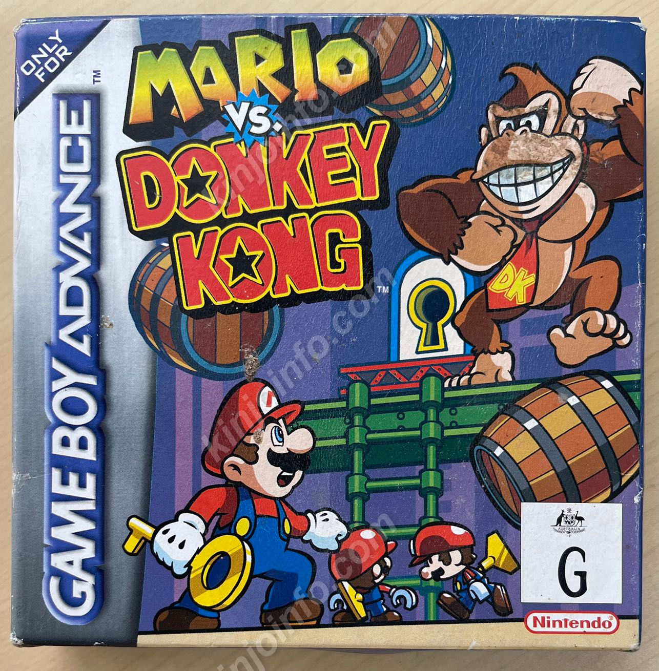 Mario vs. Donkey Kong（マリオ vs. ドンキーコング）【中古美品・GBA豪州版】