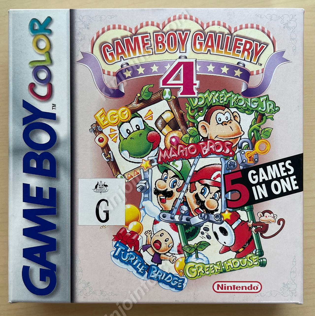 Game Boy Gallery 4 【未使用に近い・GBC豪州版】