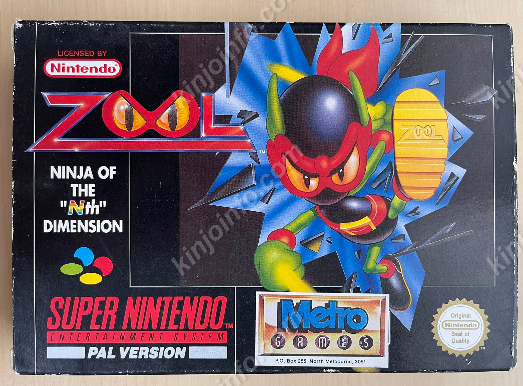 Zool: Ninja of the Nth Dimension 【中古美品・完品・SFC欧州版】