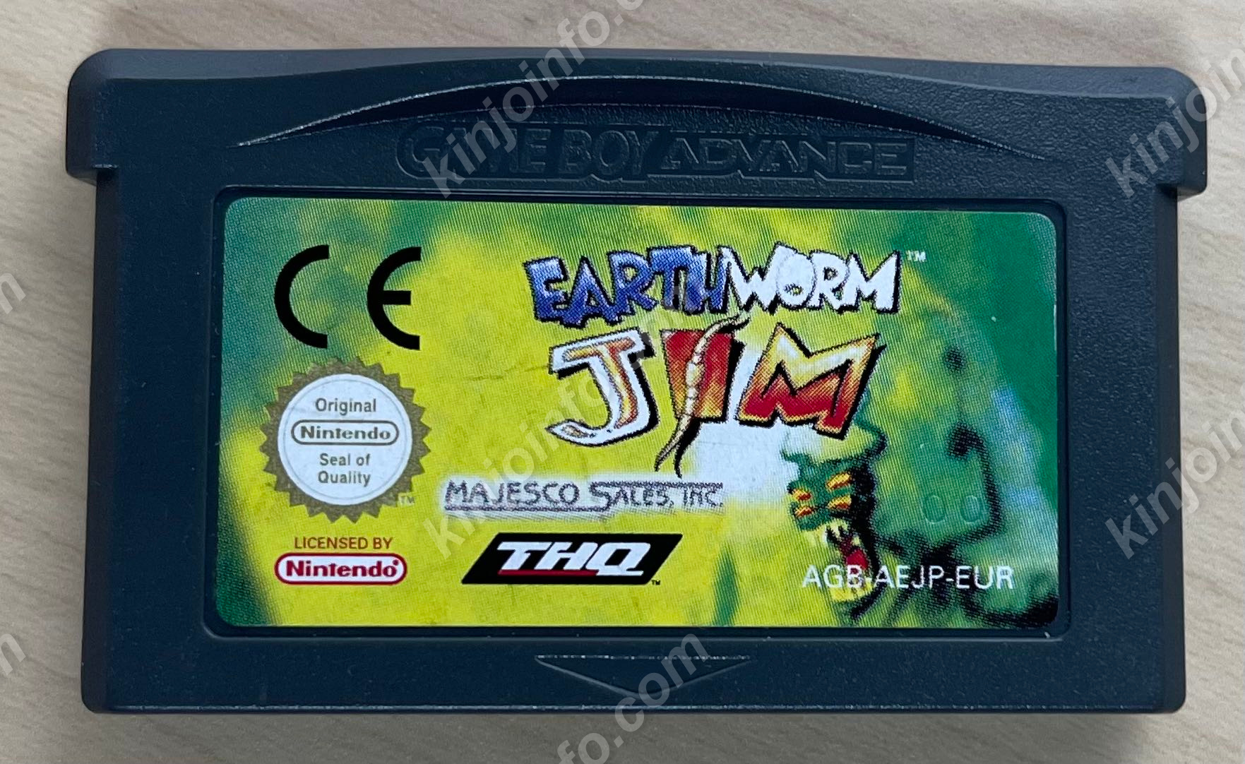 Earthworm Jim（アースワームジム）【中古美品・GBA欧州版】