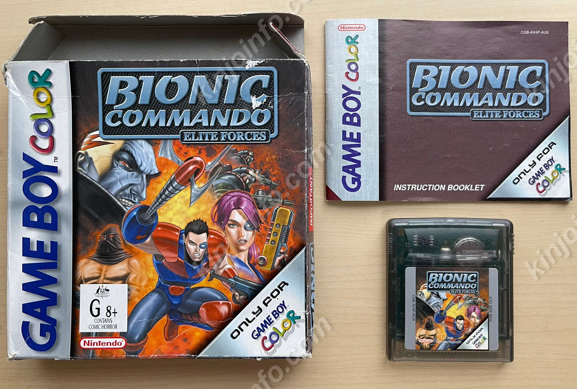 Bionic Commando：Elite Forces【中古美品・GBC北米版】