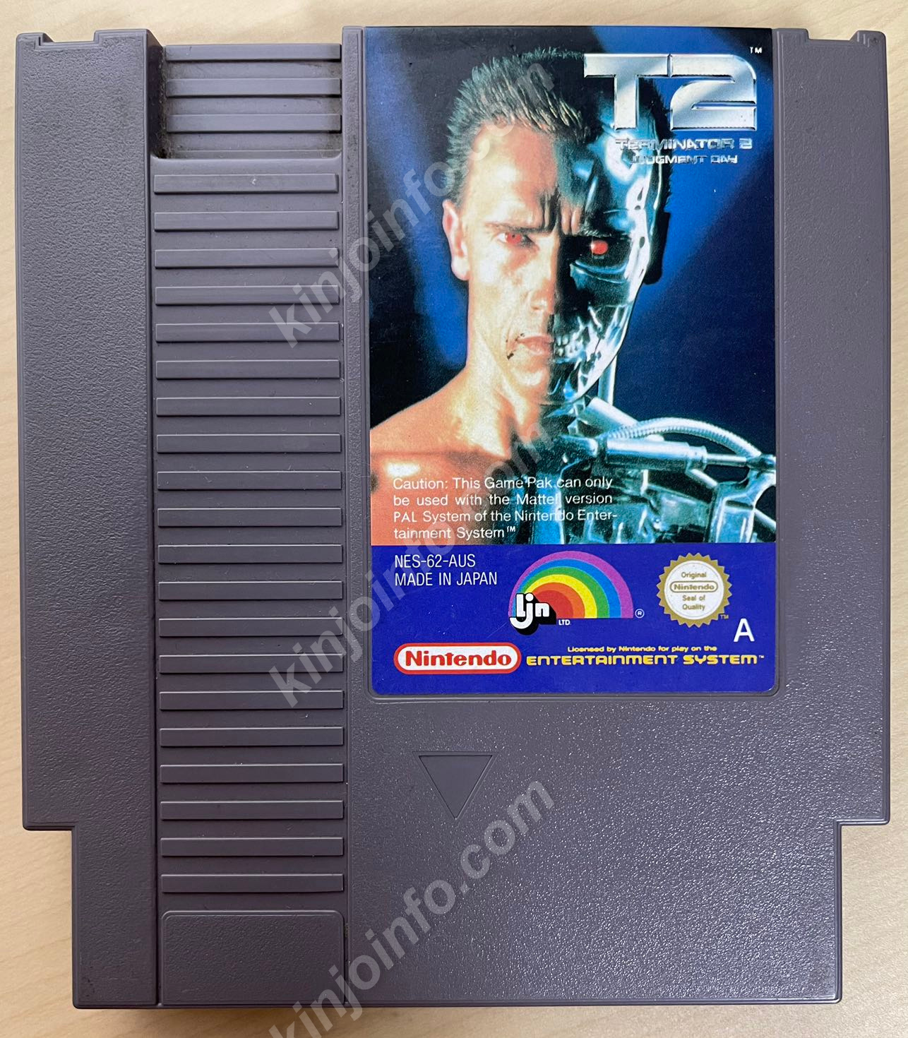 Terminator 2: Judgment Day【中古美品・NES豪州版】