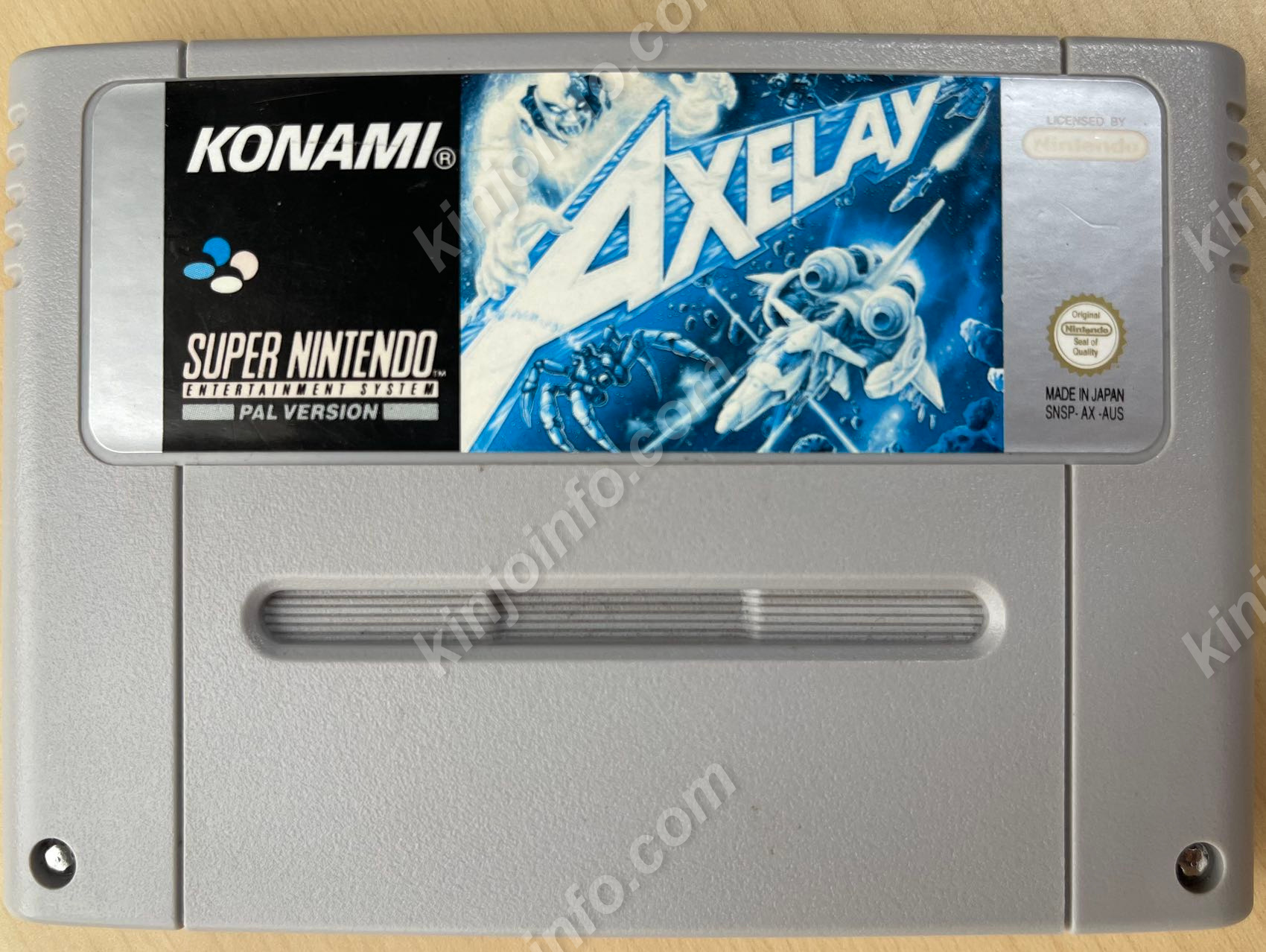 AXELAY（アクスレイ） 【中古美品・SFC豪州版】