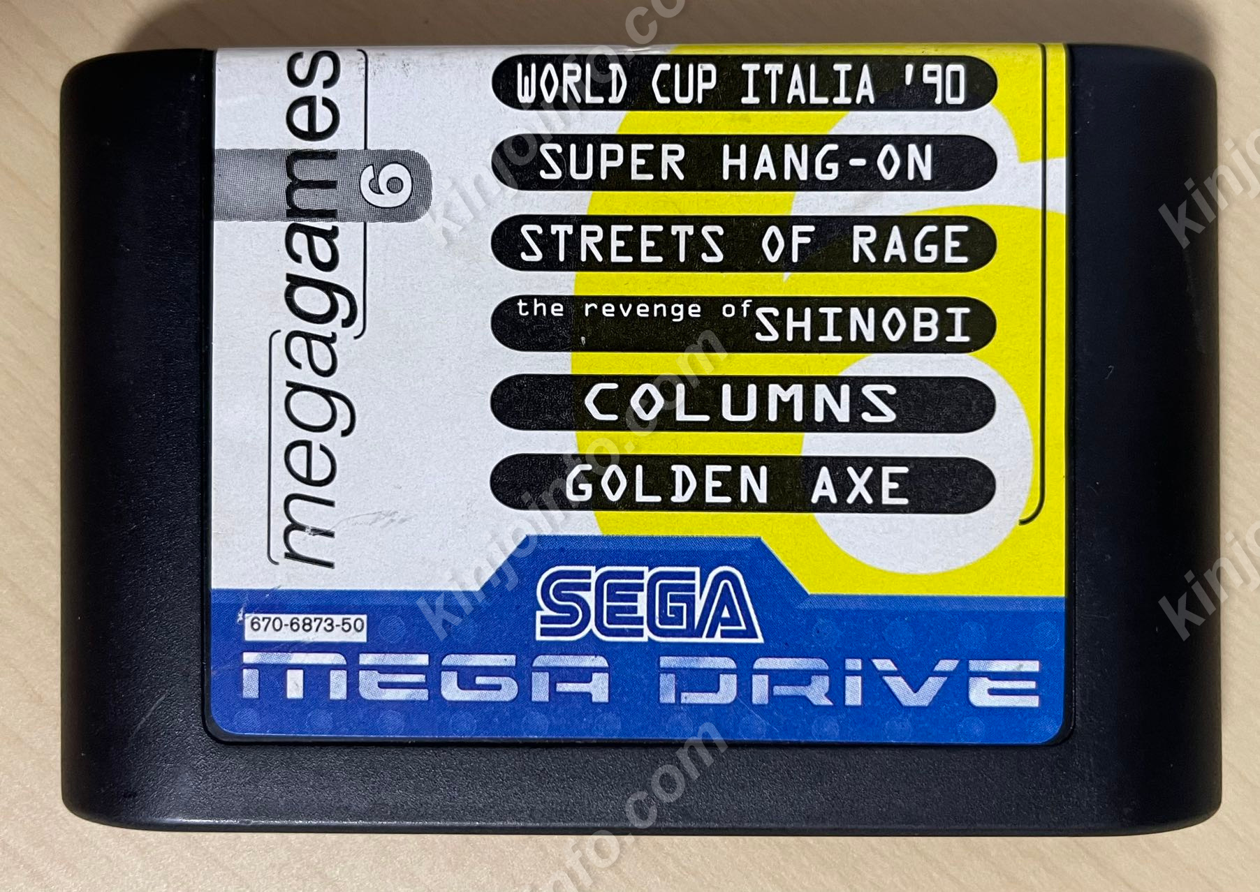 Mega Games 6 in 1 【中古美品・MD欧州版】