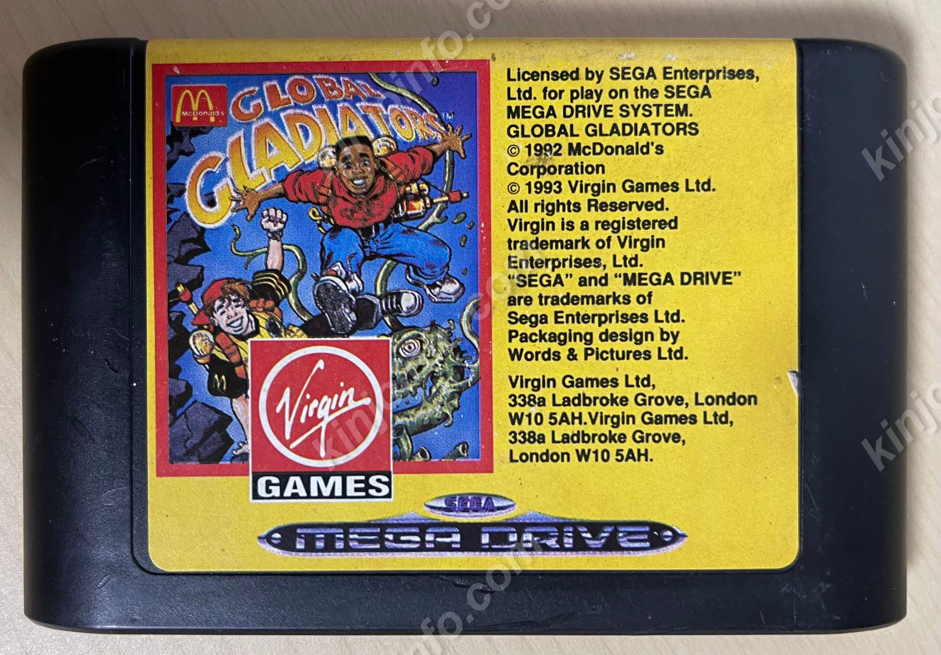 Global Gladiators（グローバルグラディエーター）【中古美品・MD欧州版】