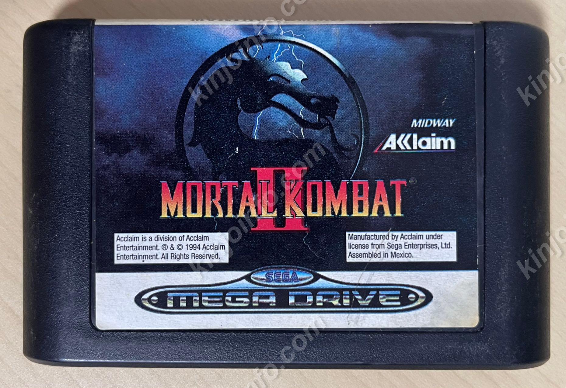 Mortal Kombat II（モータルコンバットII 究極神拳）【中古・MD欧州版】