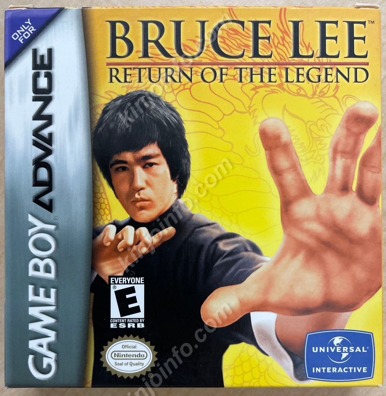 Bruce Lee：Return of the Legend【中古美品・GBA北米版】