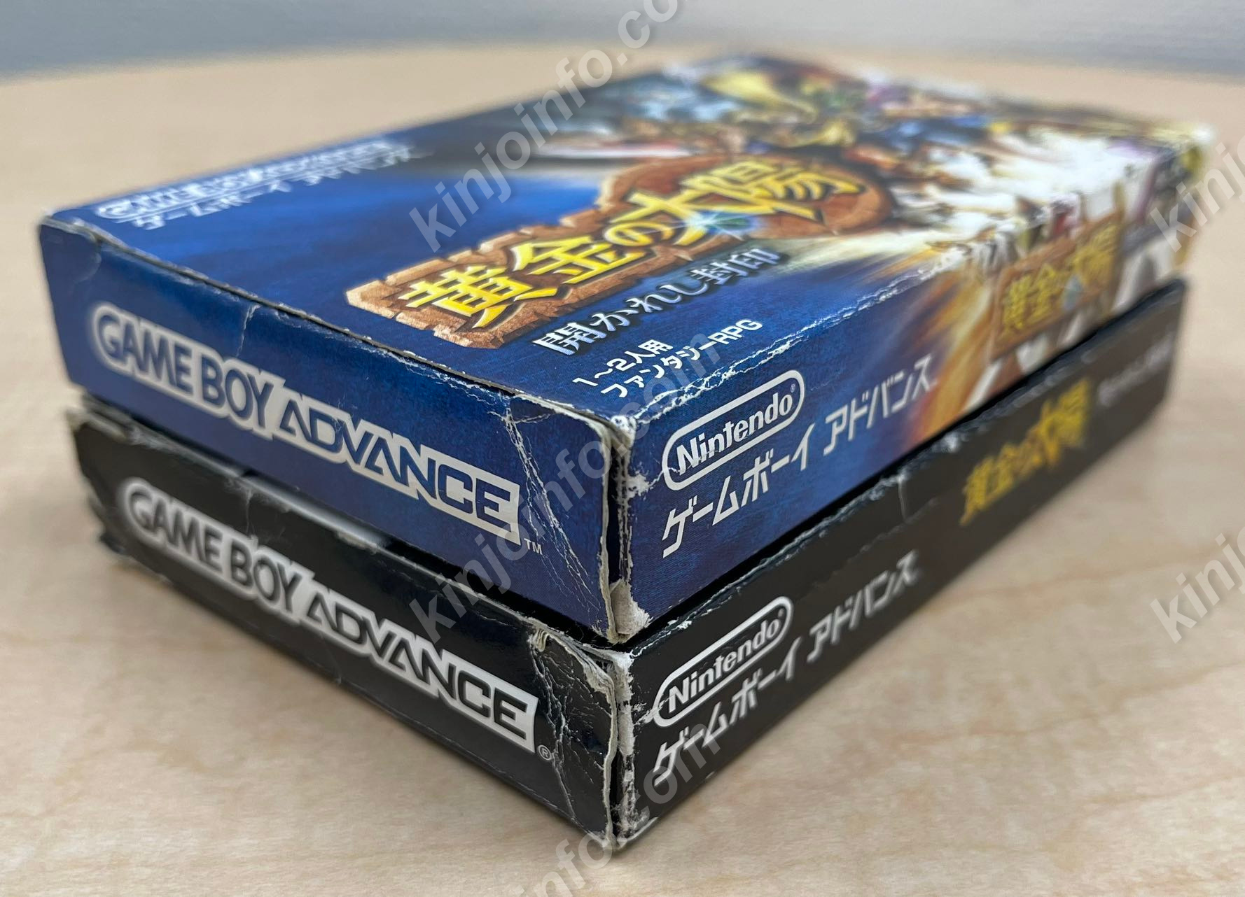 GBA 黄金の太陽 箱説マップ付き2本セットOther - 携帯用ゲームソフト