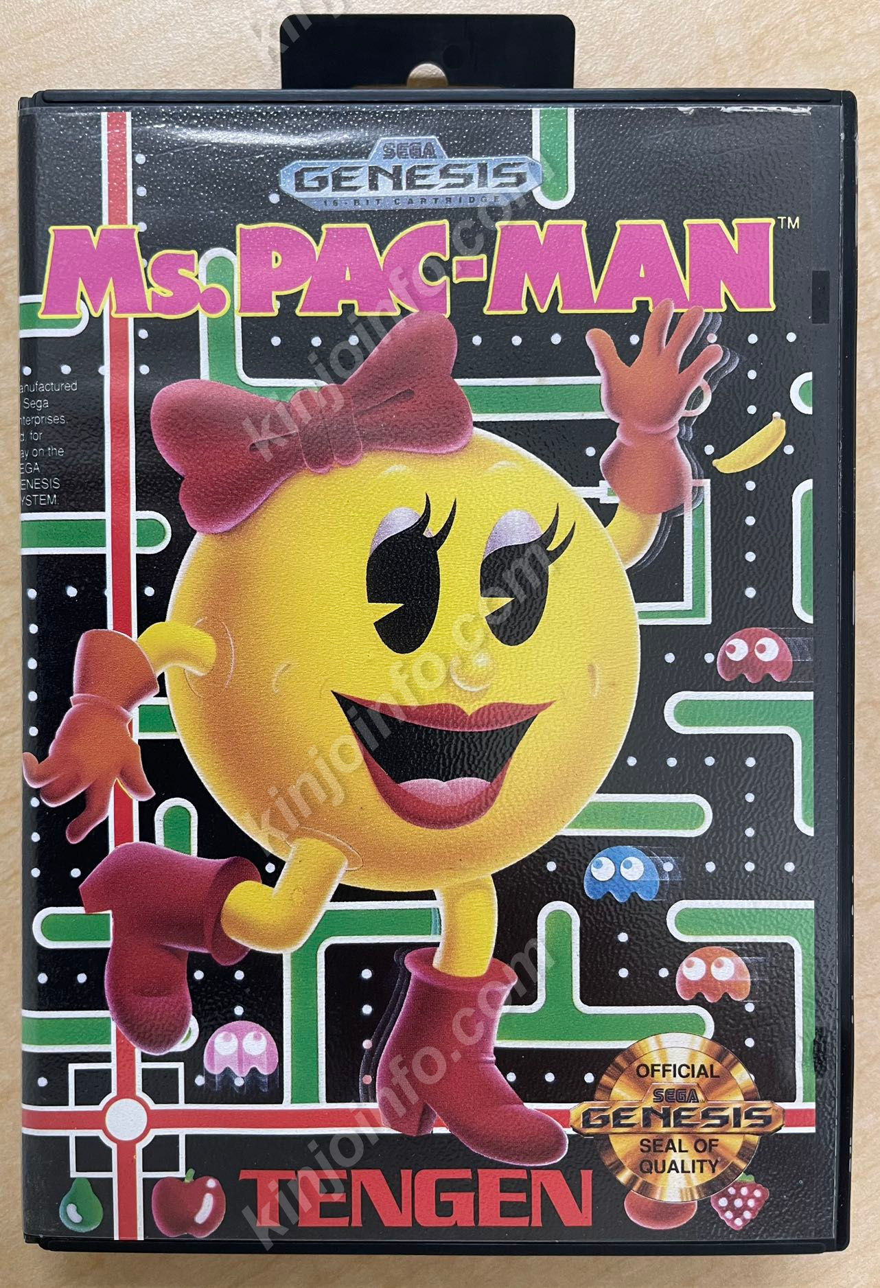 Ms.PAC-MAN「ミズ・パックマン」【中古美品・Genesis北米版】