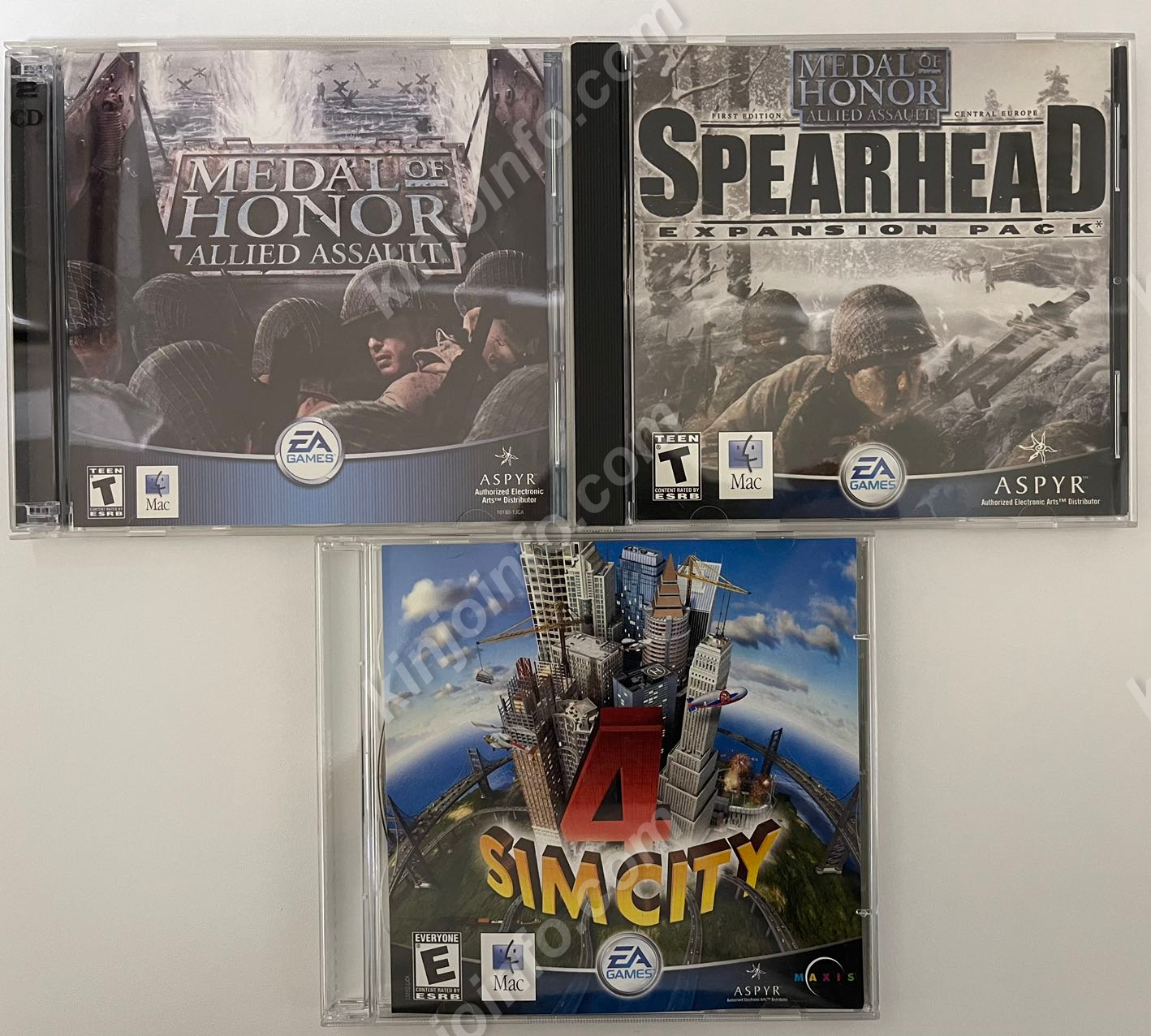 Mac用ゲームソフト３本セット【中古美品・mac北米版】 / kinjoinfo