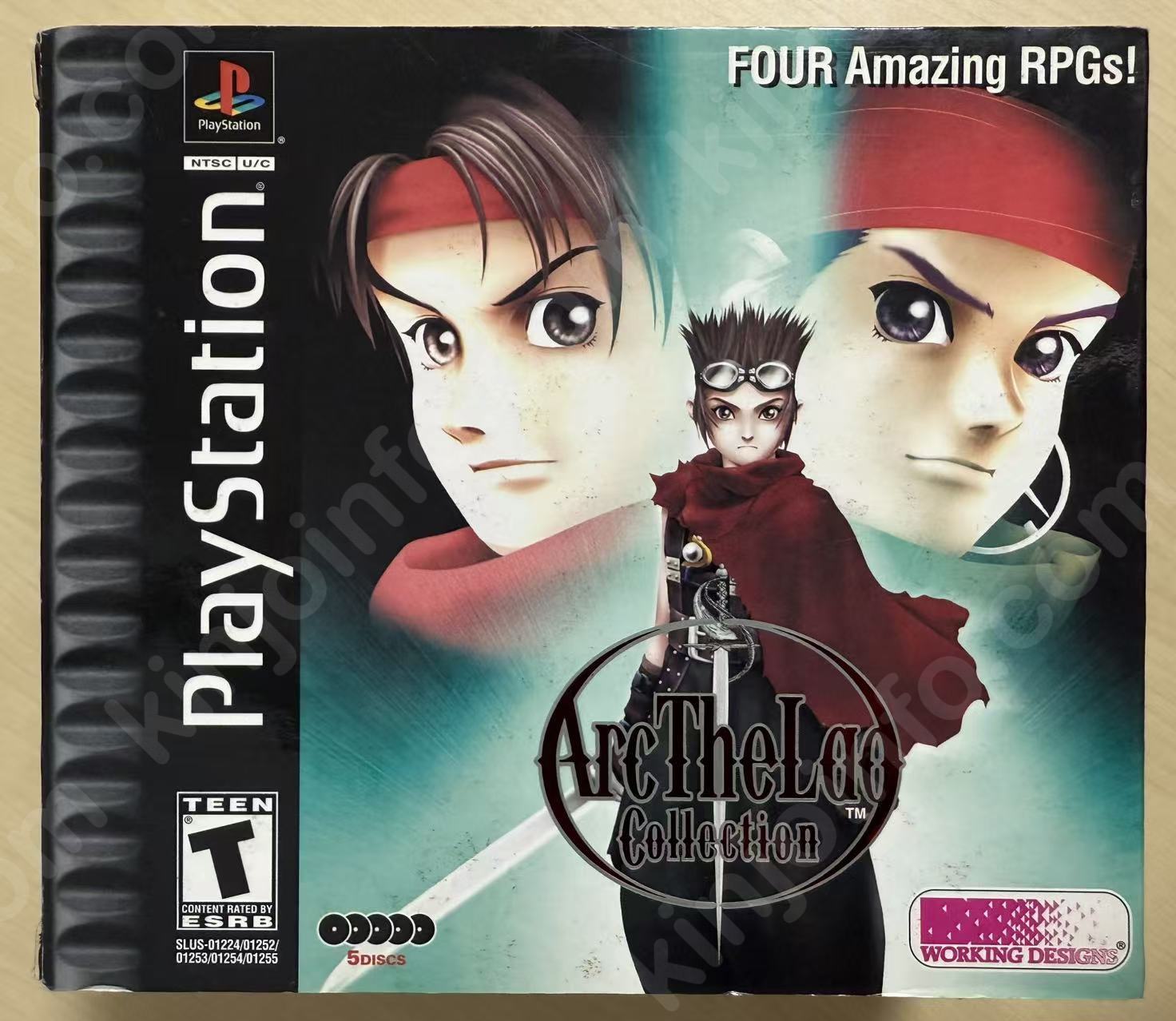Arc the Lad Collection（アークザラッド・コレクション）【中古美品・PS北米版】