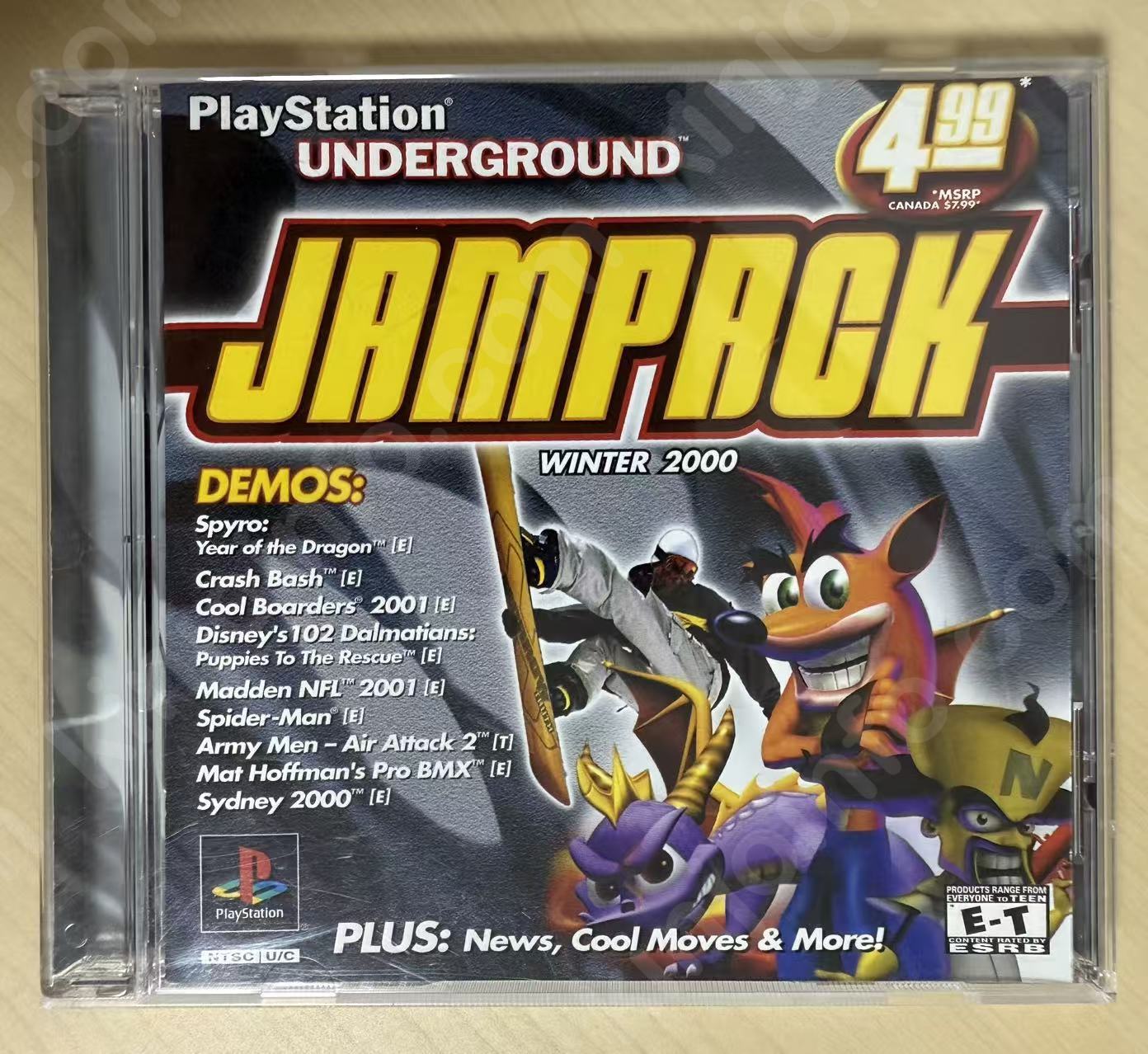 PlayStation Jampack Volume 1（プレイステーション・ジャムパック Vol.1）【中古美品・PS北米版】