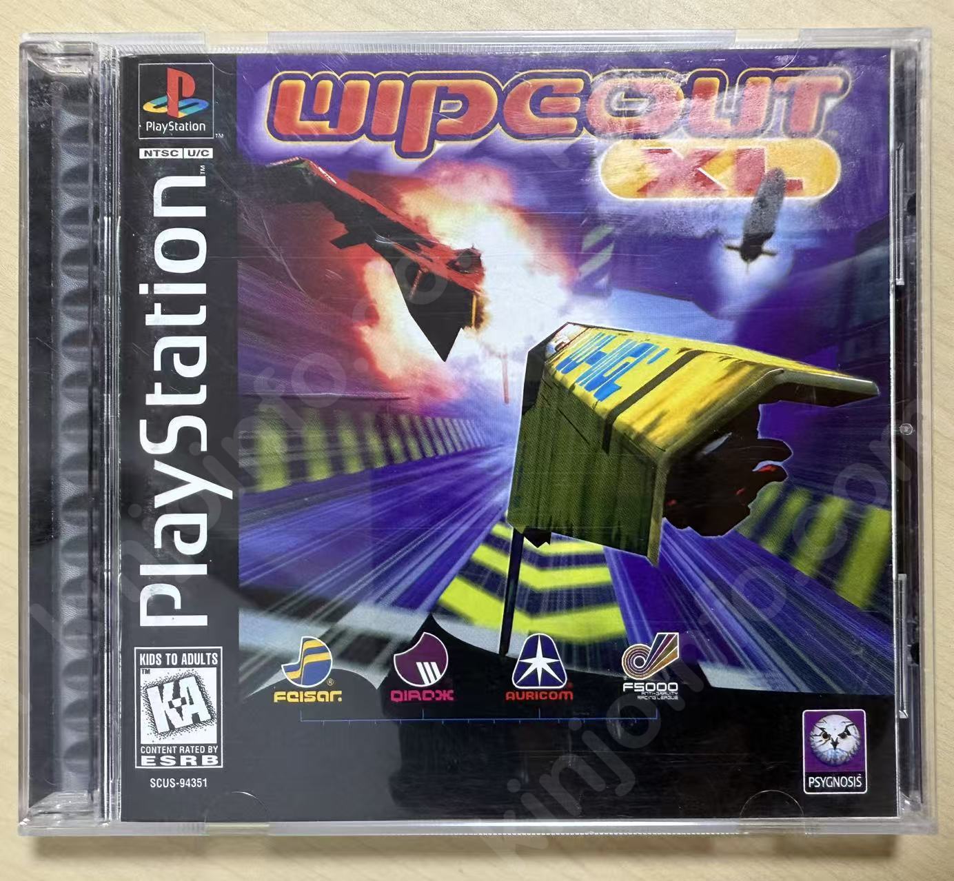 Wipeout（ワイプアウト）【中古美品・PS北米版】
