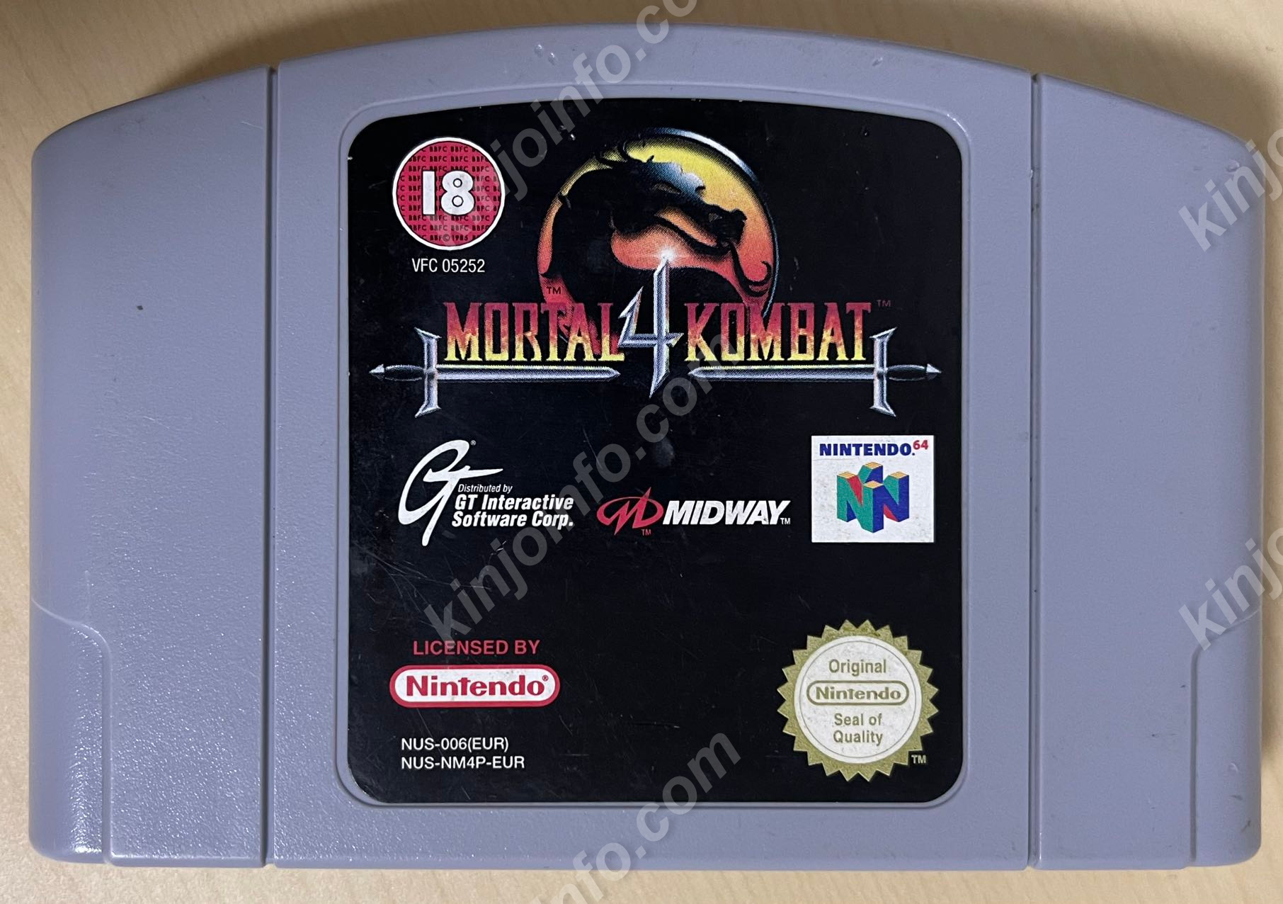 Mortal Kombat 4【中古美品・N64欧州版】