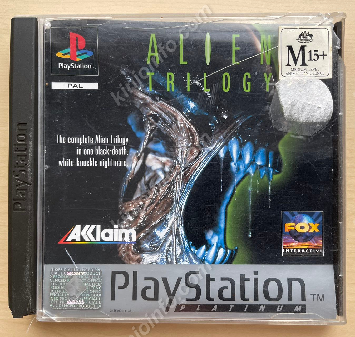 Alien Trilogy（エイリアントリロジー）【中古美品・PAL版・PS欧州版】