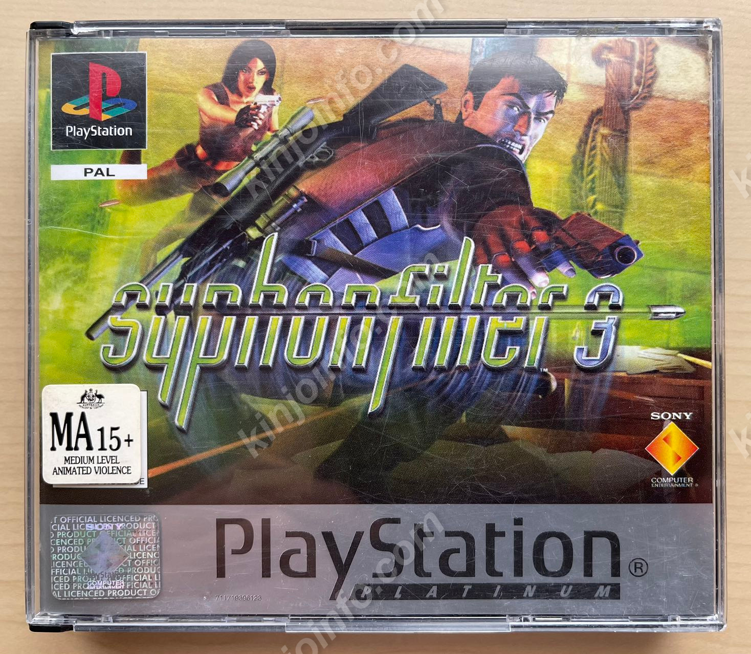 Syphon Filter 3【中古美品・PAL版・PS欧州版】